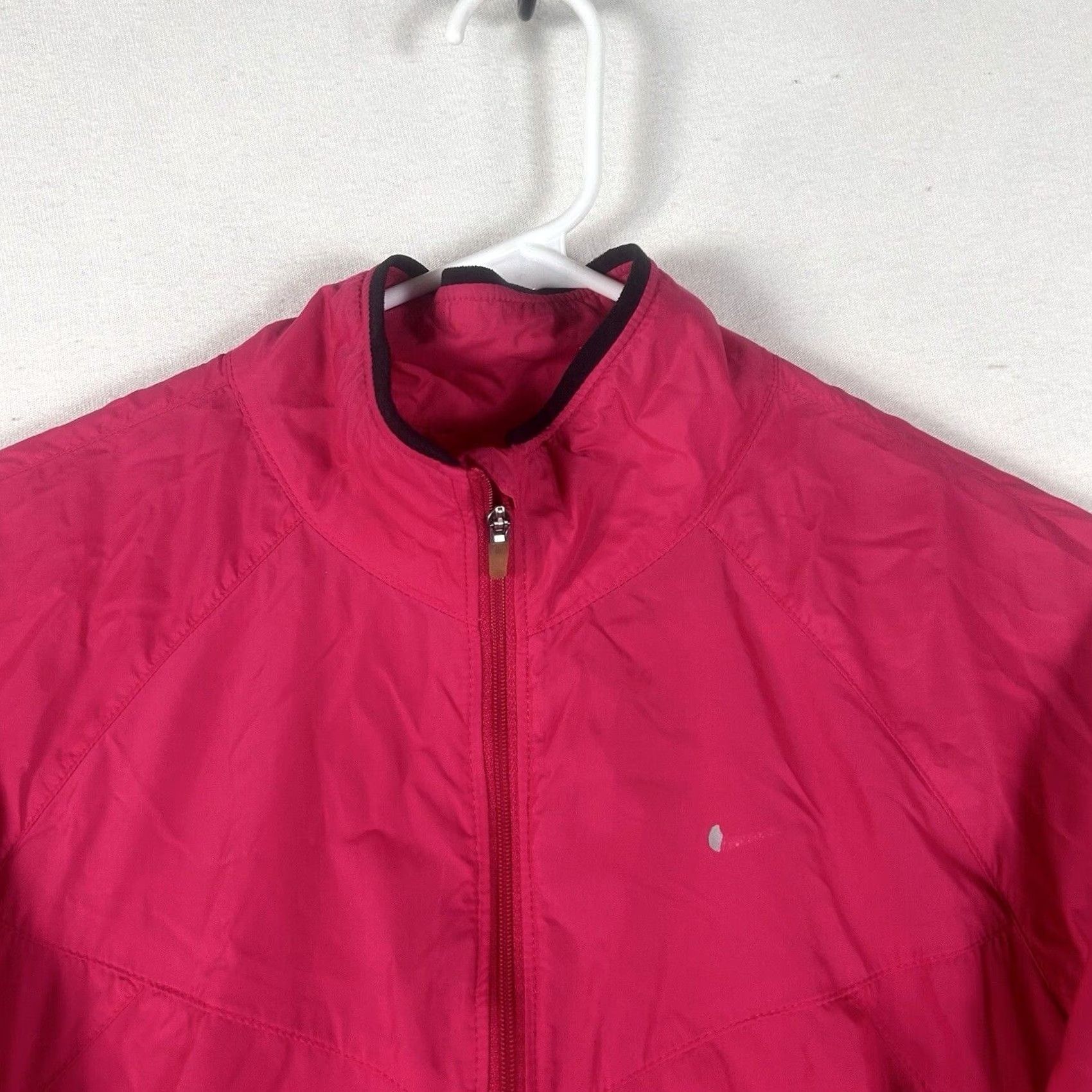 Nike Nike Windbreaker Jacket Womens M Pink Lightweight Full Zip Packable Size M / US 6-8 / IT 42-44 - 2 Thumbnail