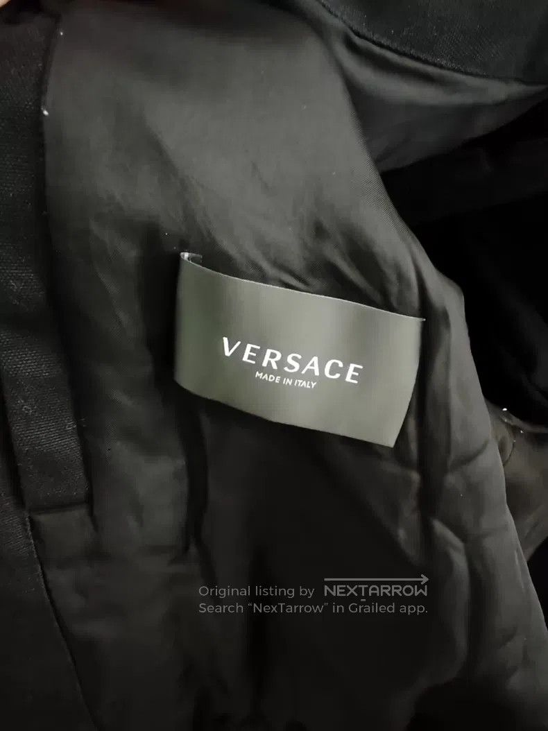 Versace Versace Black hooded jacket Size US L / EU 52-54 / 3 - 3 Thumbnail