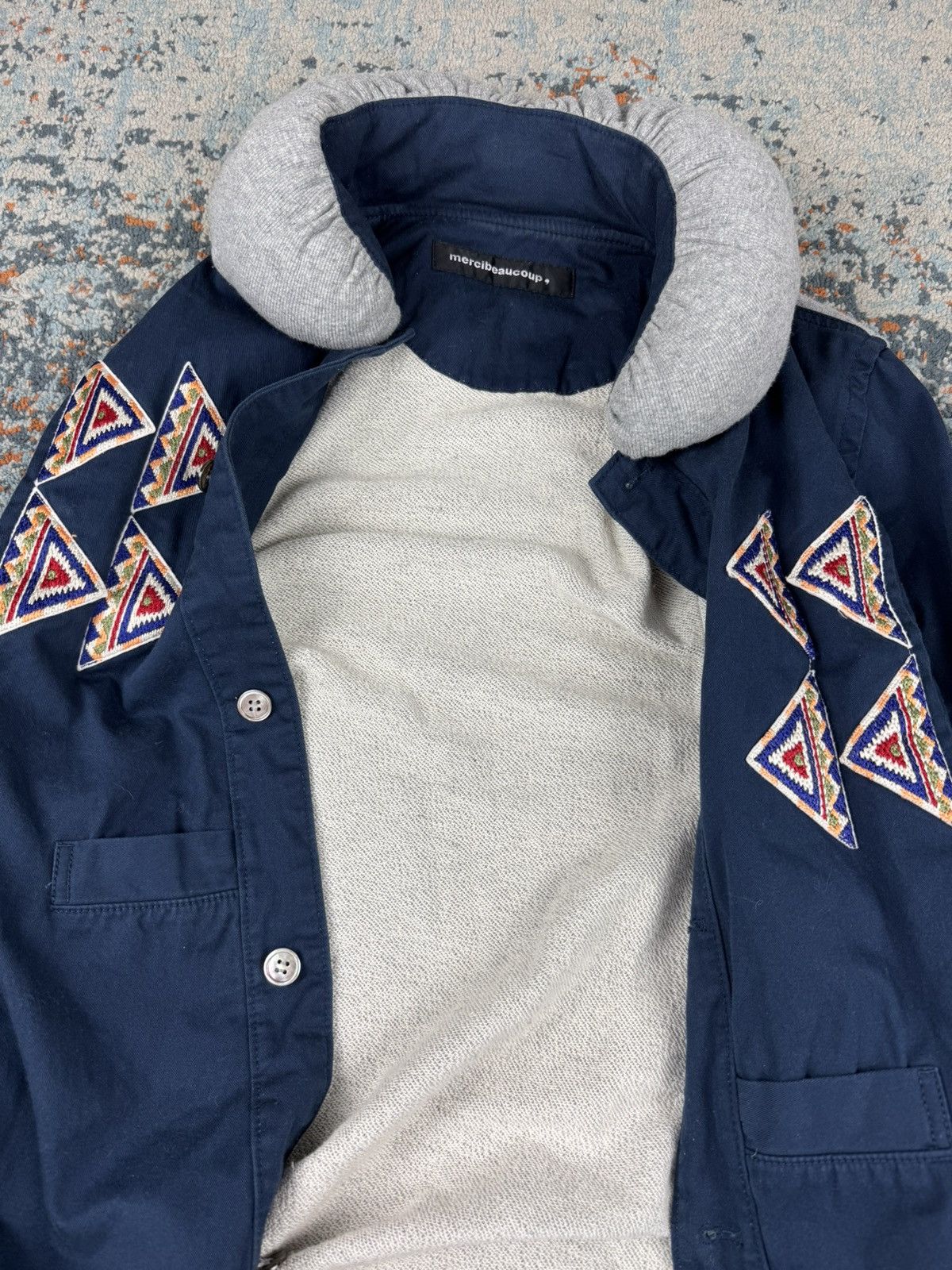 mercibeaucoup Vintage Y2K Mercibeacoup Issey Miyake pillow neck jacket Size US M / EU 48-50 / 2 - 7 Thumbnail