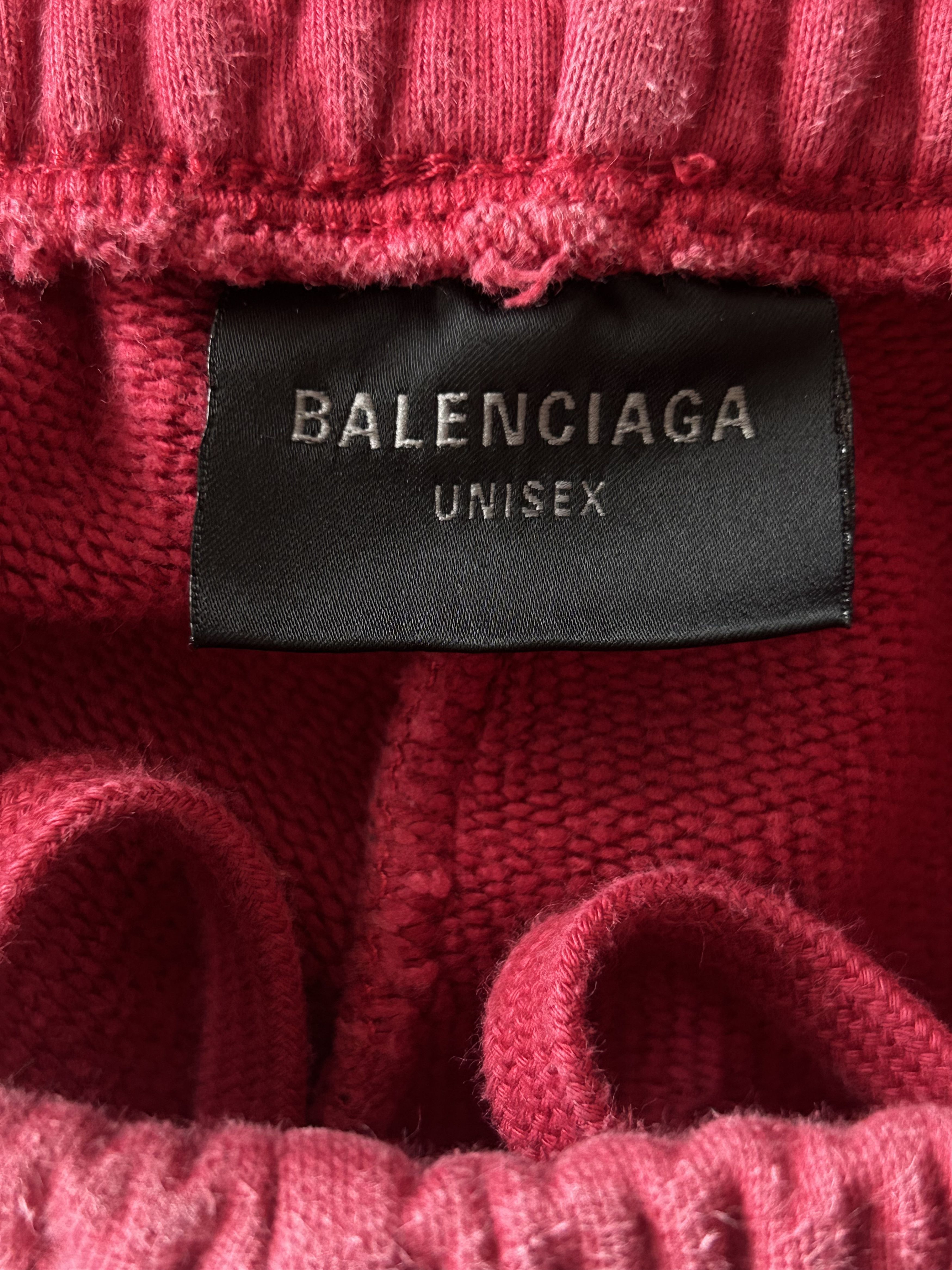Balenciaga Balenciaga Red & Black Tattoo Print Oversized Sweatpants Size US 36 / EU 52 - 3 Thumbnail