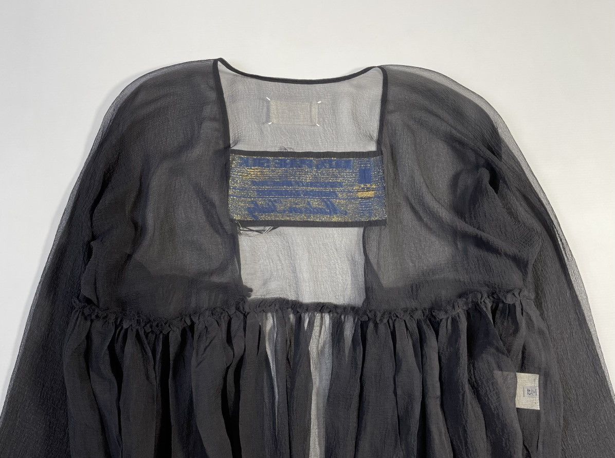 Maison Margiela A/W 04 Black Silk Voile Gown Size M / US 6-8 / IT 42-44 - 14 Thumbnail