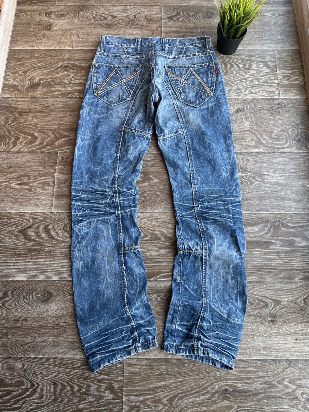Le Grande Bleu (L.G.B.) 🔥 Cipo Baxx Crazy Y2K Jeans Denim LGB If Six Was Nine Japan Size US 29 - 2 Thumbnail