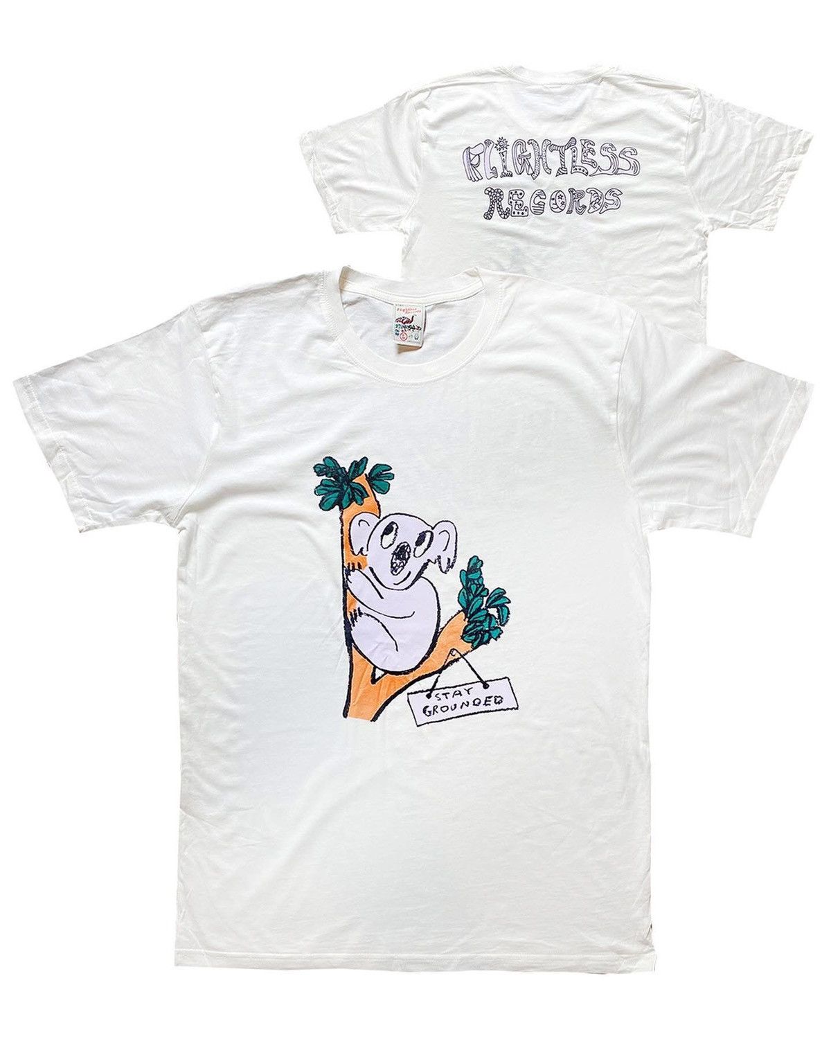 Vintage Vintage Flightless Record Wet Ass Proddy Koala Tshirt Size US M / EU 48-50 / 2 - 1 Thumbnail