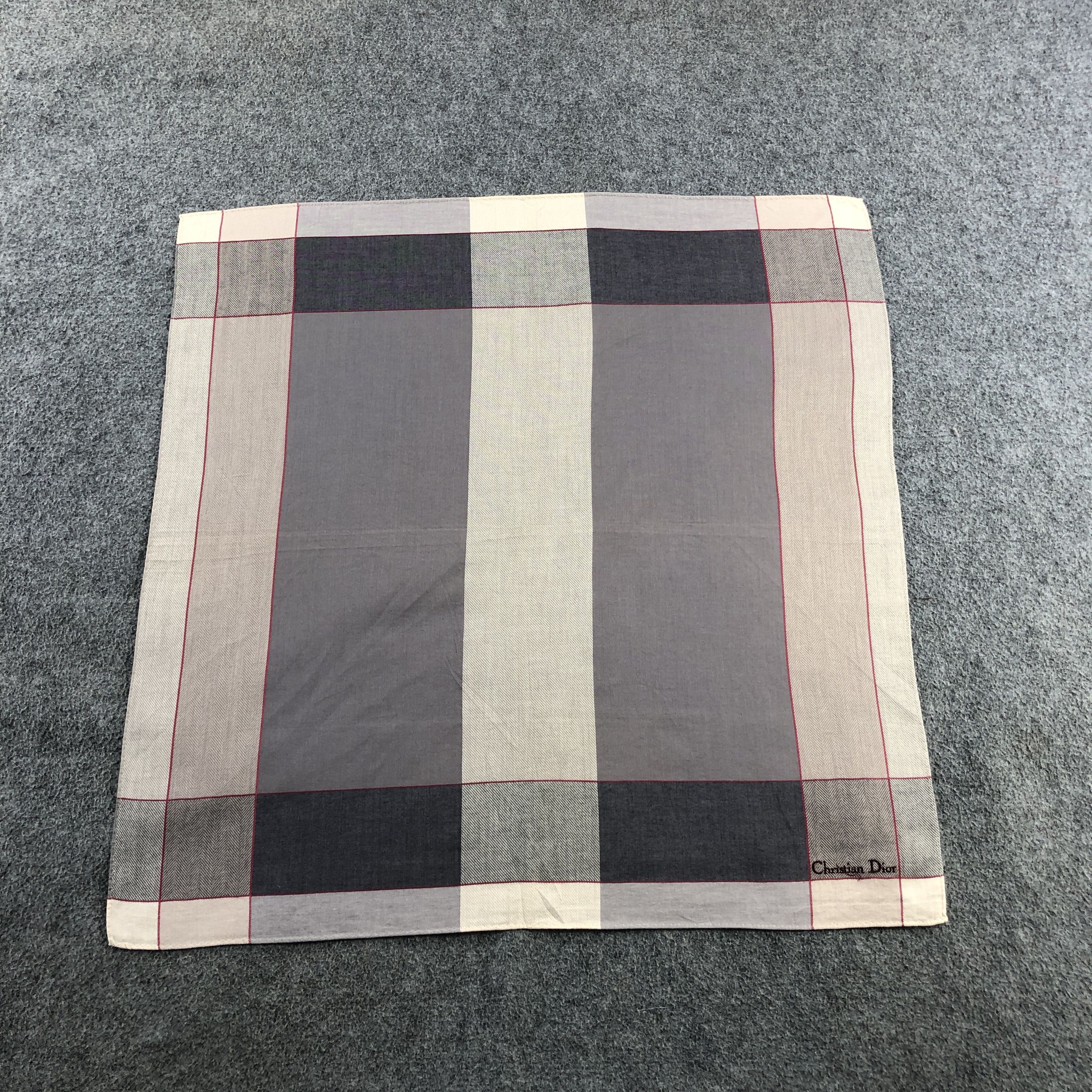 Christian Dior Monsieur Christian Dior Handkerchief Neckerchief Bandana H2719 Size ONE SIZE - 1 Thumbnail