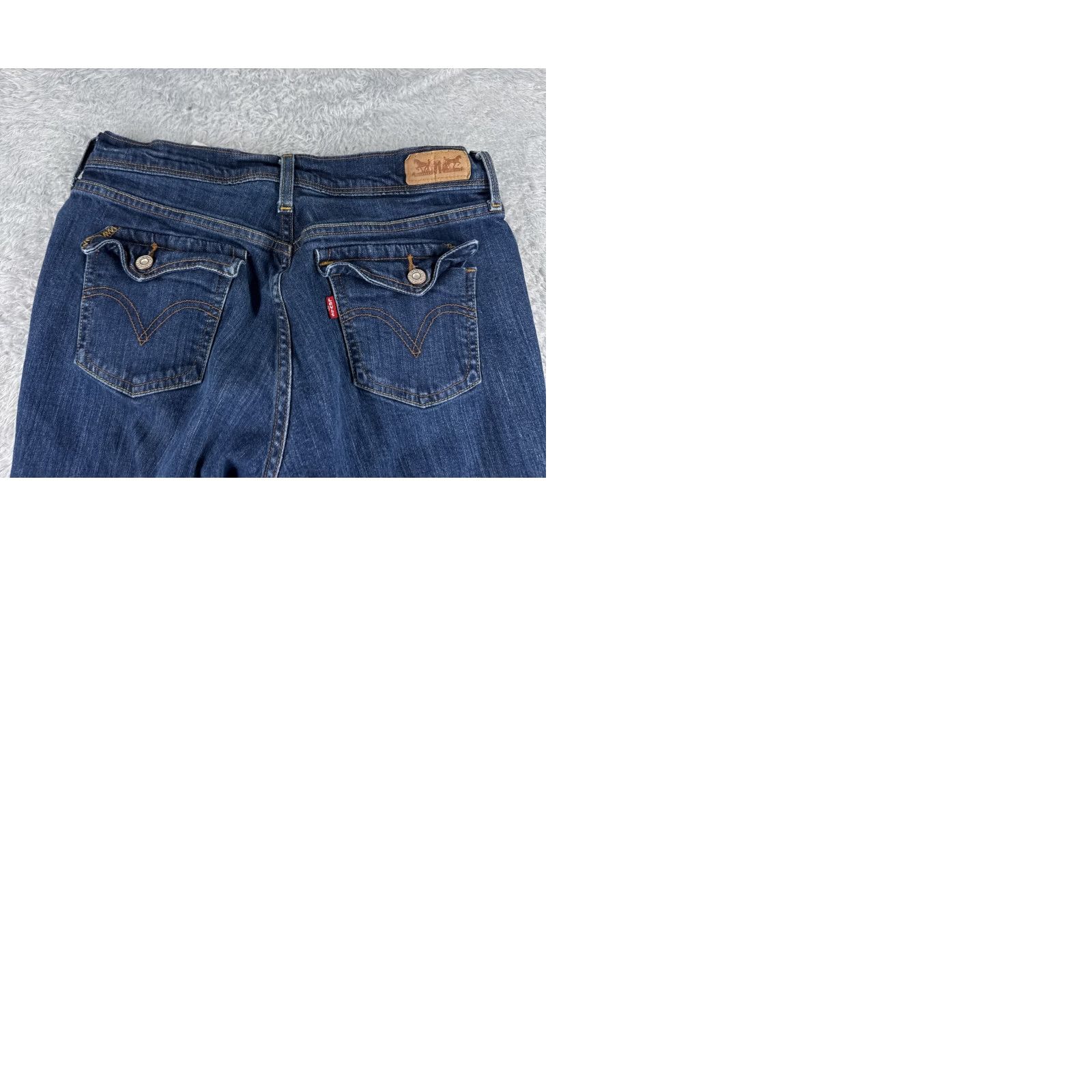 Levi's Levis Jeans Womens 8 Blue Denim Bootcut 515 Cotton Wash Mid Rise 30x30 Pants Size 30" / US 8 / IT 44 - 10 Thumbnail