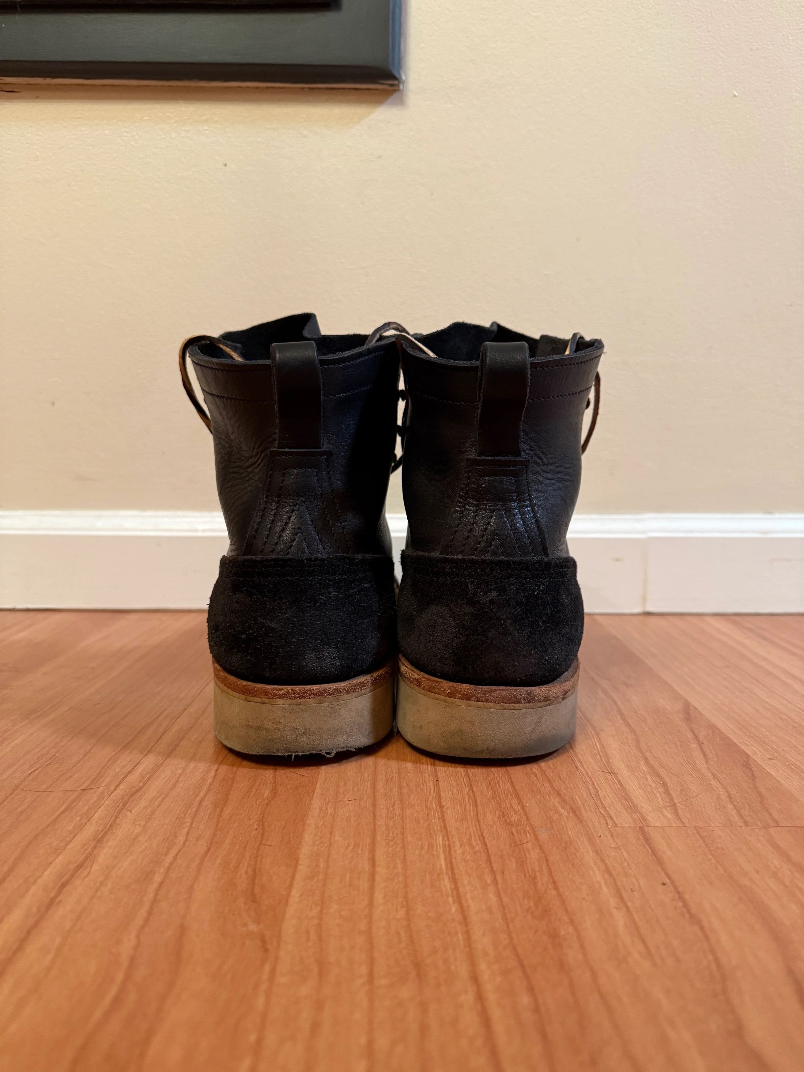 Nicks Boots Nicks Boots Moc Toe 10.5D Smooth/Roughout Black Size US 10.5 / EU 43-44 - 5 Thumbnail