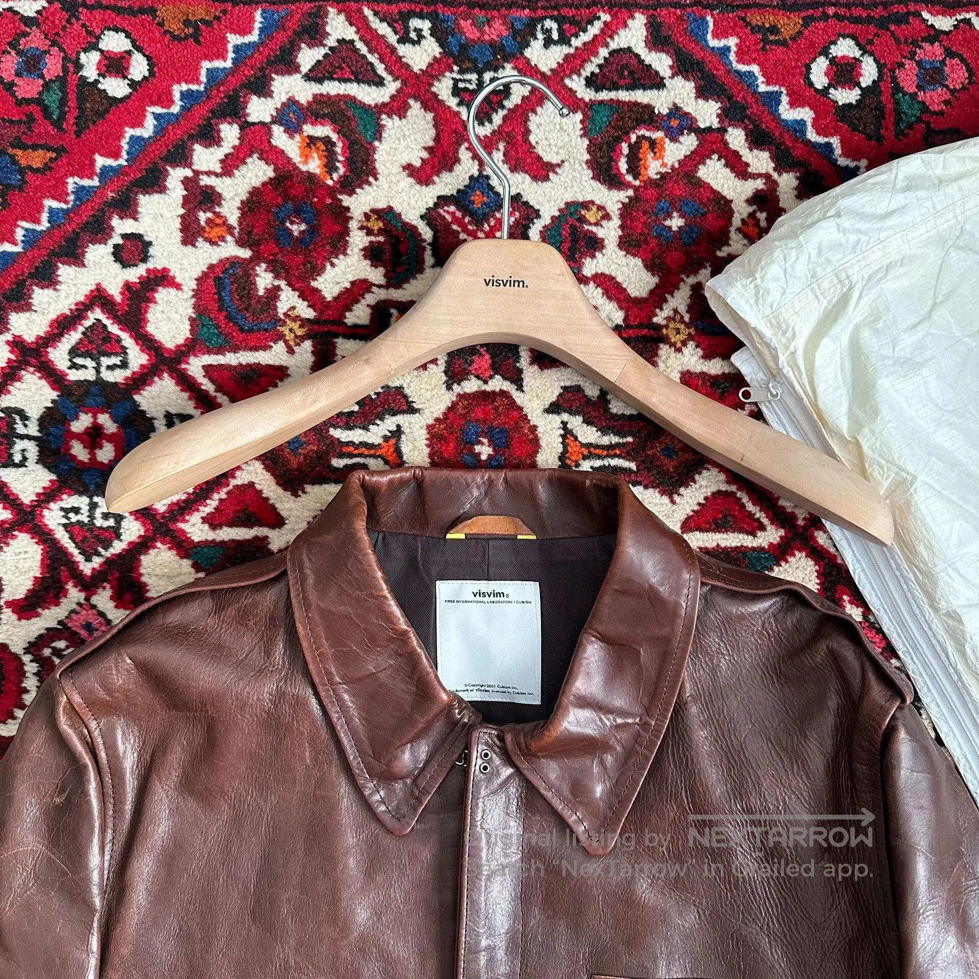 Visvim visvim elmendorf leather jacket size large. Size US L / EU 52-54 / 3 - 5 Thumbnail