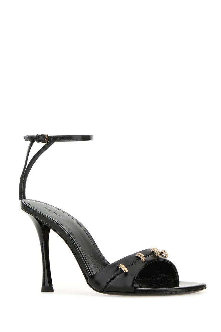 Givenchy o1w1db10525 Stitch Sandals in Black Size US 7 / IT 37 - 2 Thumbnail