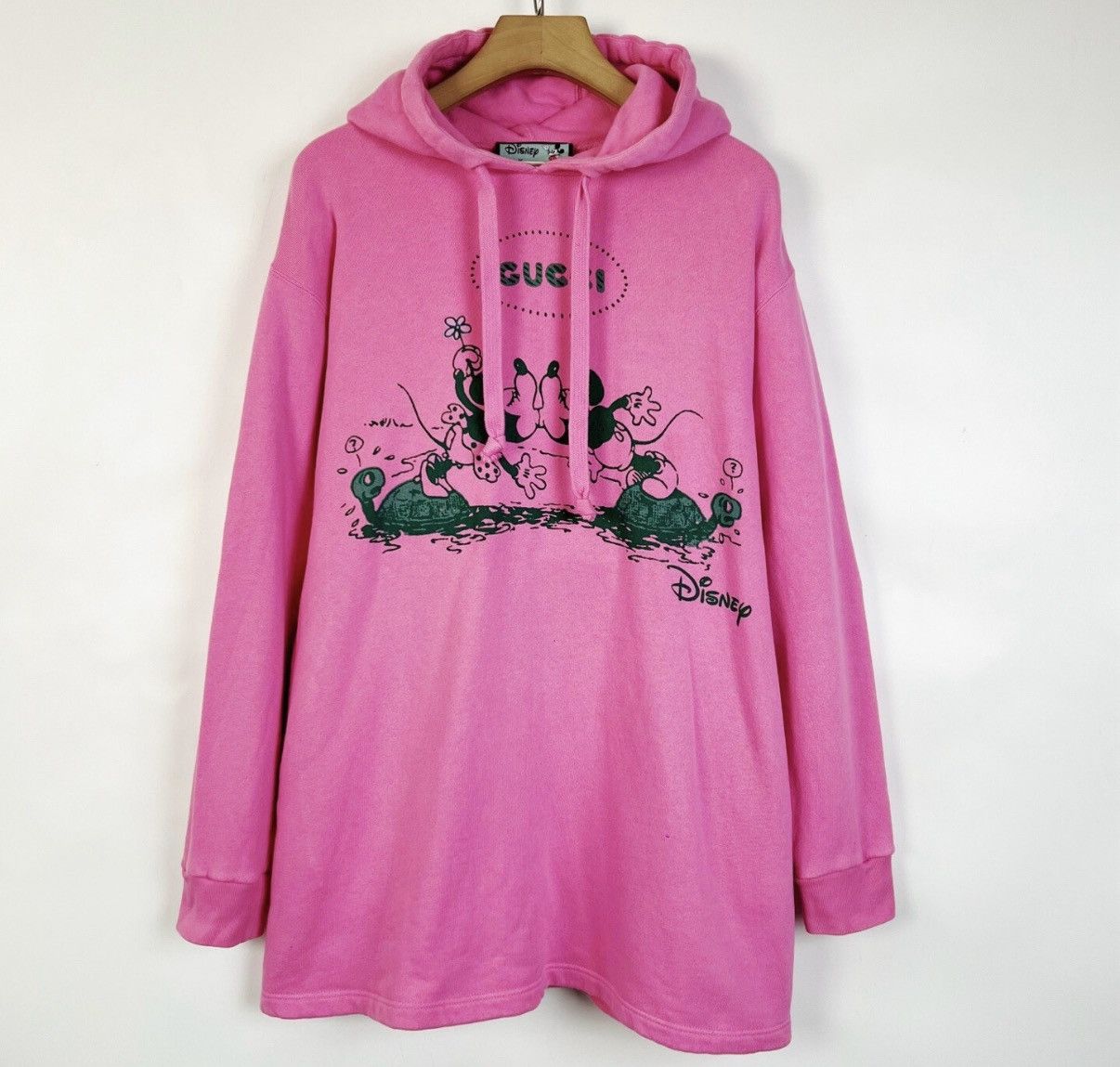 Gucci GUCCI x Disney Cropped Loose Hooded Long Sleeve Dress K12 Size S / US 4 / IT 40 - 1 Thumbnail