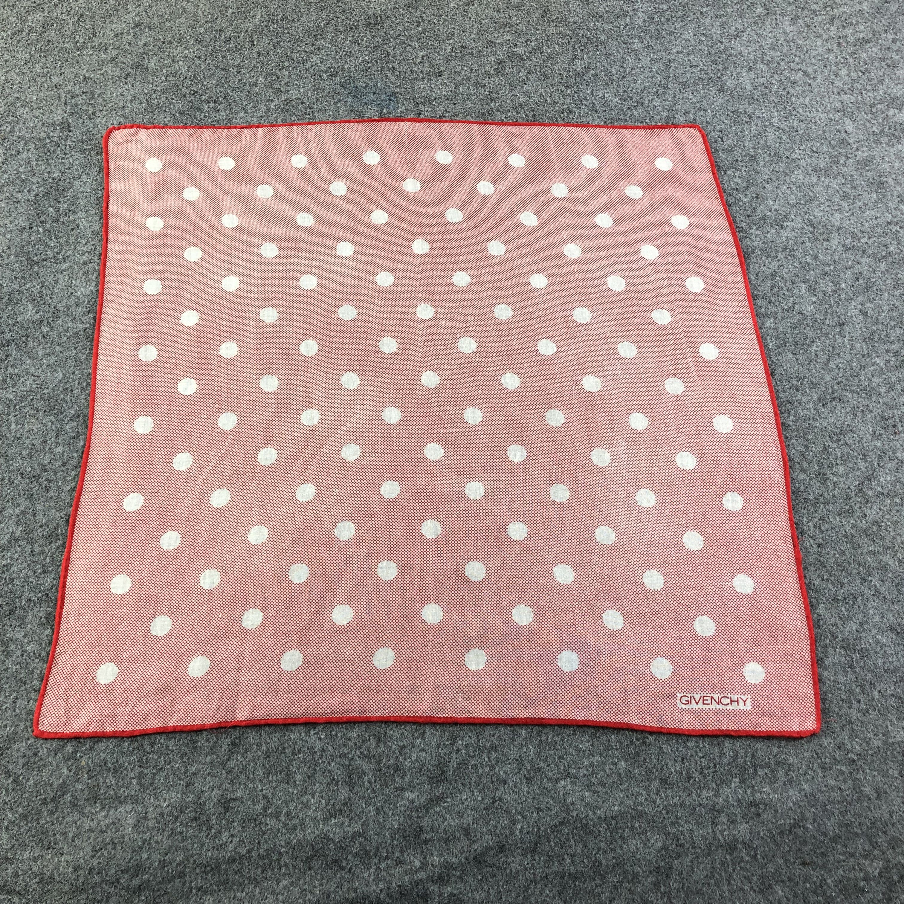 Givenchy Givenchy Polka Dots Handkerchief Neckerchief Bandana H2282 Size ONE SIZE - 2 Thumbnail