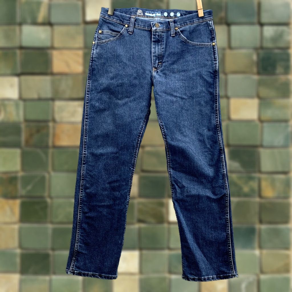 Wrangler Wrangler Cowboy Cut Jeans Men's 33x30 Rodeo Rancher Western 90s Workwear Riding Cowboy Cut Jeans Size US 33 - 1 Thumbnail