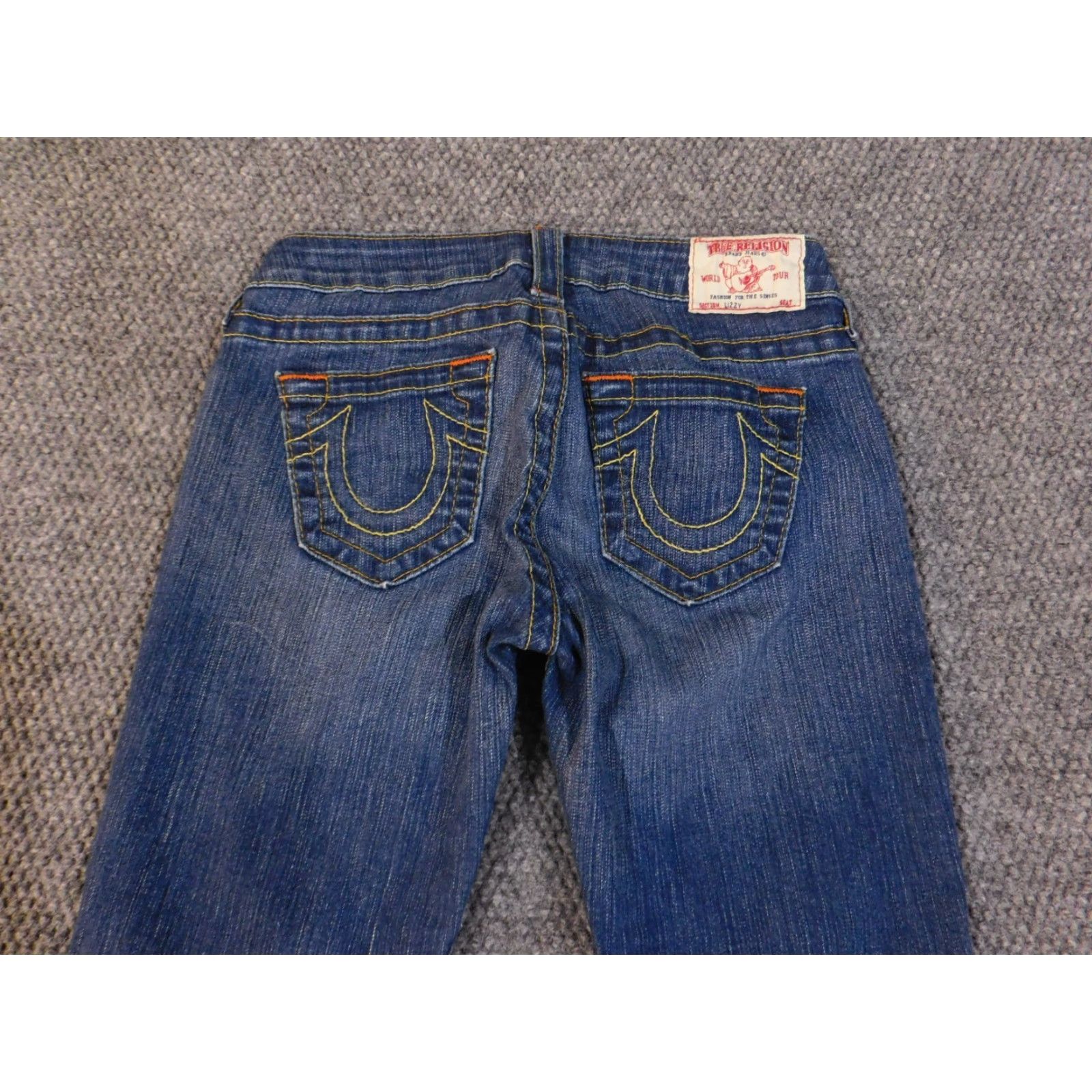 True Religion VINTAGE True Religion Jeans Women 27 Straight Y2K Lizzy Retro Style Womens Size 27 Denim Blue Cotton Blend Zipper Inseam 24 Stretch Size 27" / US 4 / IT 40 - 7 Thumbnail