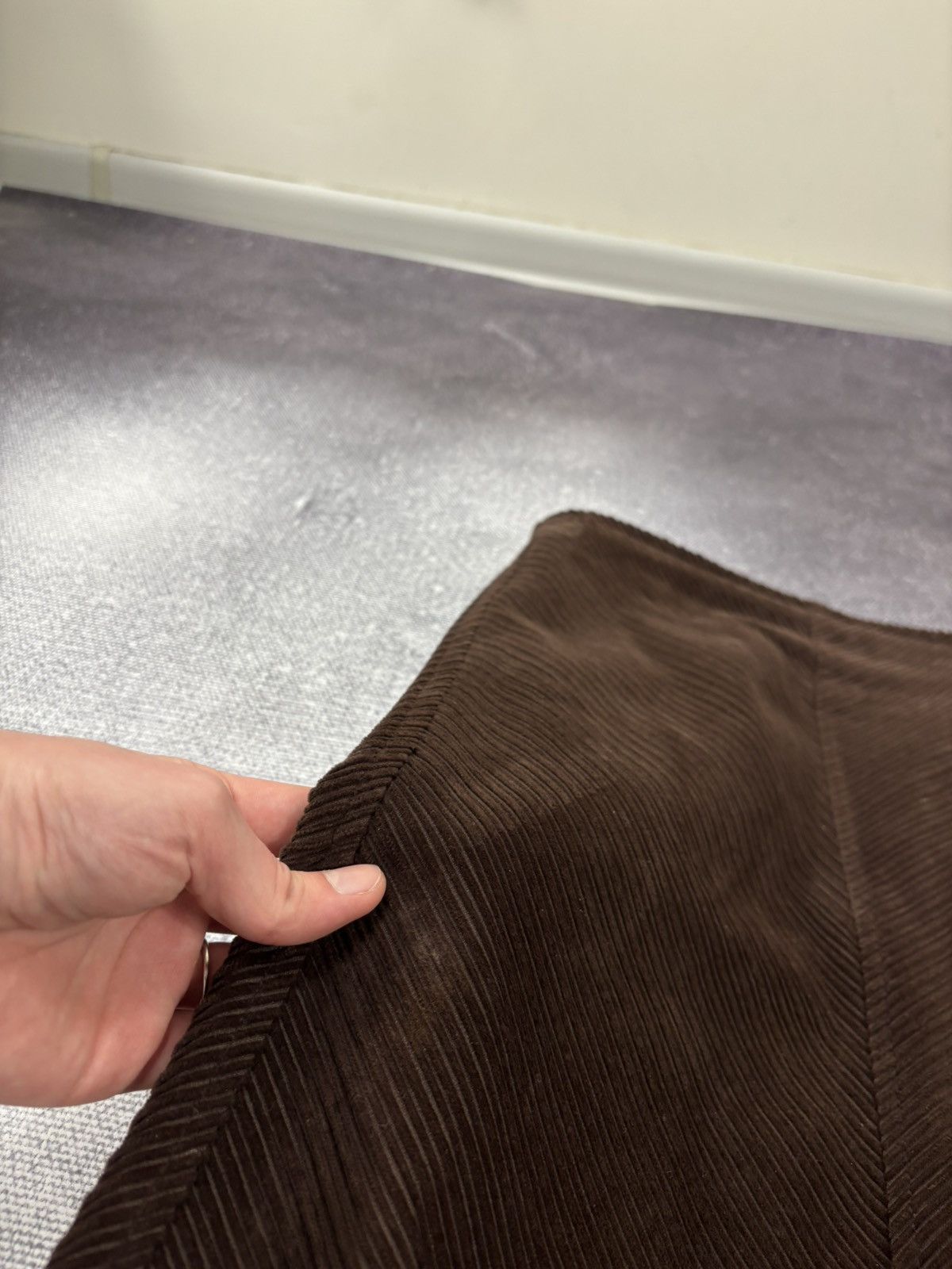 Missoni Missoni Vintage Women’s Brown Corduroy A-Line Midi Skirt Size 34" / US 12 / IT 48 - 5 Thumbnail