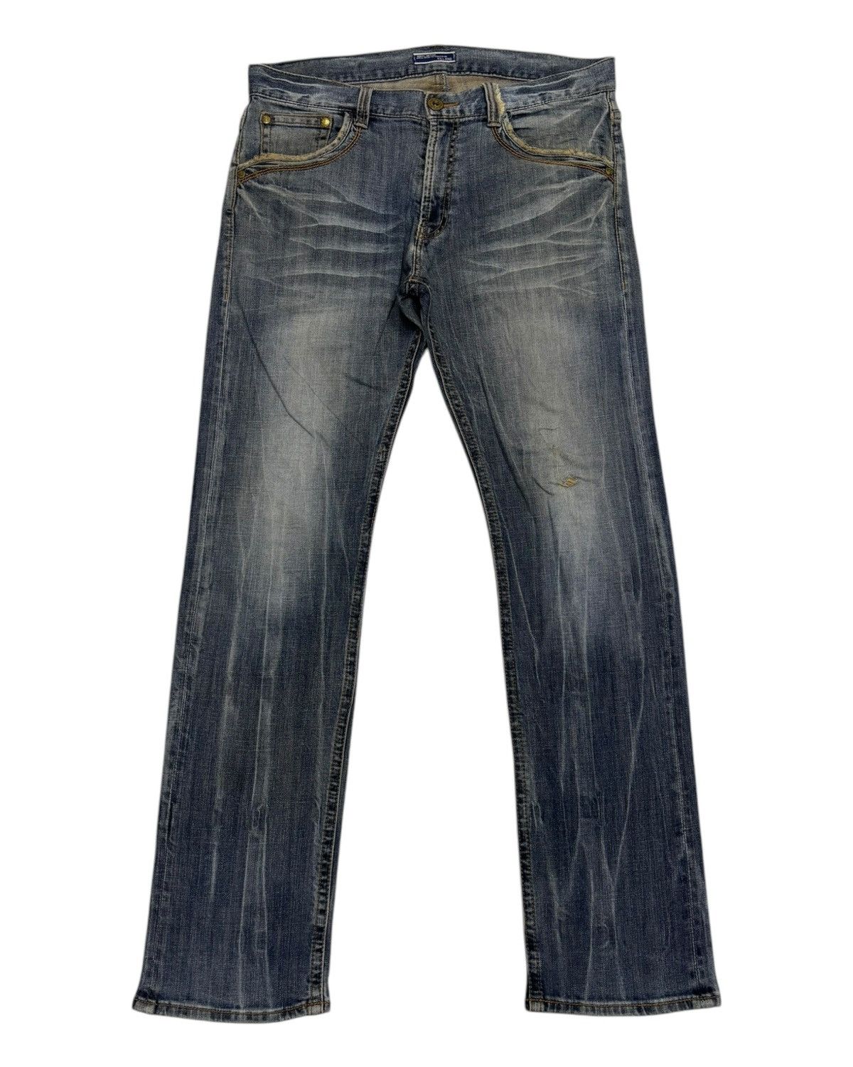 Hysteric Glamour VINTAGE JAPANESE BRAND VILLAND CLAWMARK DISTRESS DENIM JEAN Size US 36 / EU 52 - 7 Thumbnail