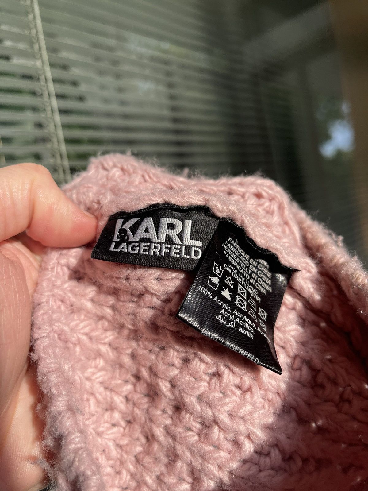 Japanese Brand × Karl Lagerfeld × Vintage Vintage hat Karl Lagerfeld kitty Pink Size ONE SIZE - 5 Thumbnail