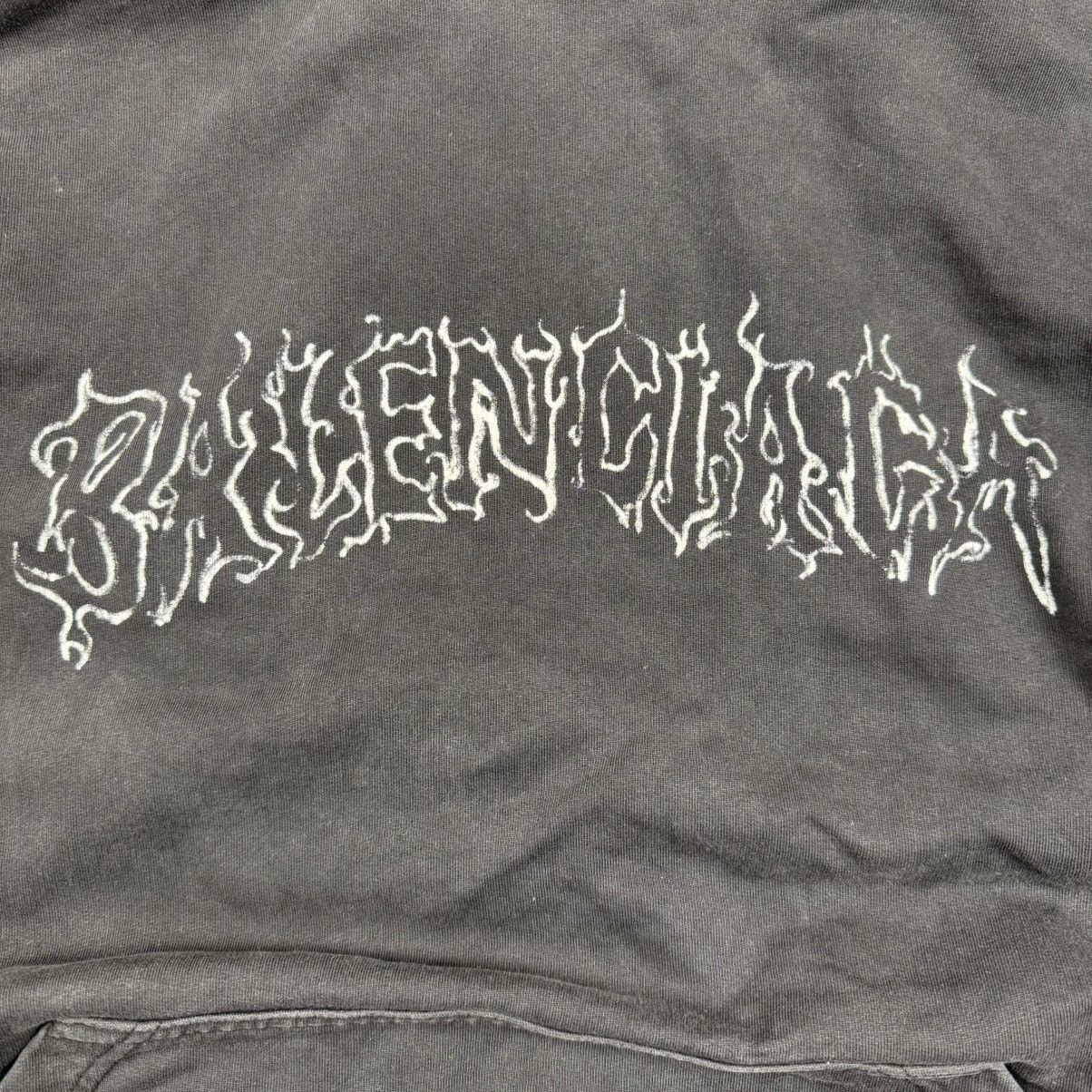 Balenciaga Balenciaga DIY Metal Outline ‘Black’ Hoodie Size US L / EU 52-54 / 3 - 2 Thumbnail