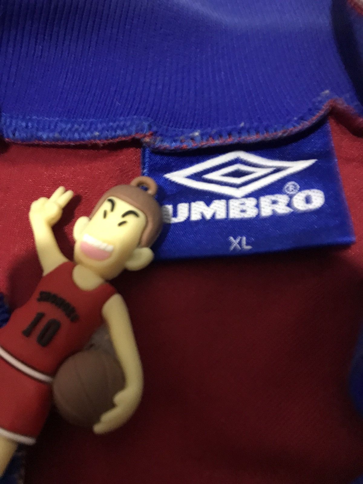 Umbro × Vintage Vintage Umbro 90s Football Shirt Soccer Jersey #17 Size US L / EU 52-54 / 3 - 5 Thumbnail
