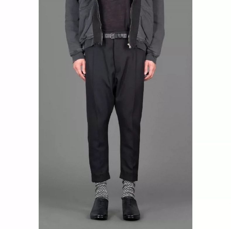 Haider Ackermann Haider Ackermann sizeM Bend your knife and wear wool trouse Size 38R - 8 Thumbnail