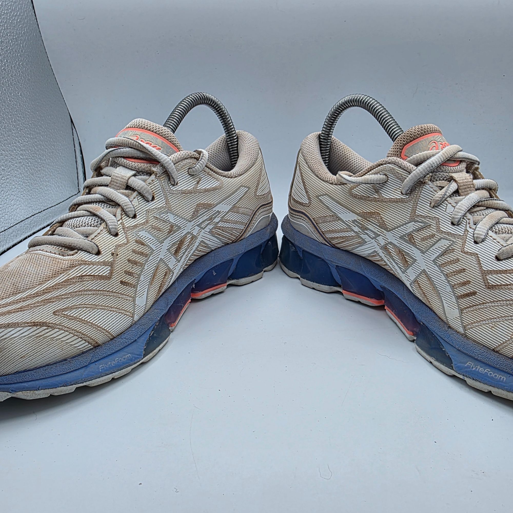 Asics Asics Gel Quantum 360 7 Womens Size 8 White Blue Athletic Sh Size US 8 / IT 38 - 3 Thumbnail