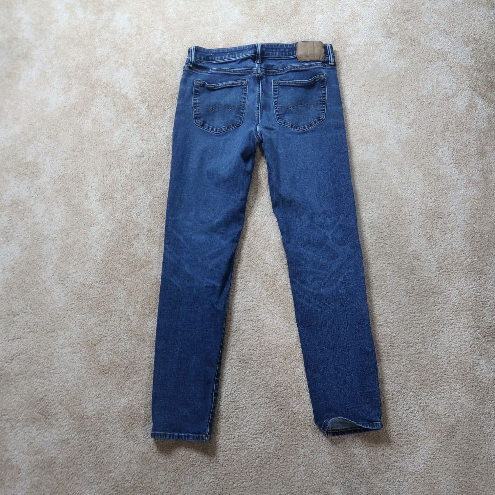 American Eagle Outfitters American Eagle Outfitters Jeans Skinny Mens 32x34 Blue Denim Airflex Stretch 5-Pocket Distress Medium Wash Regular Rise Slim Fit Casual Vintage No N/A Size US 32 / EU 48 - 7 Thumbnail