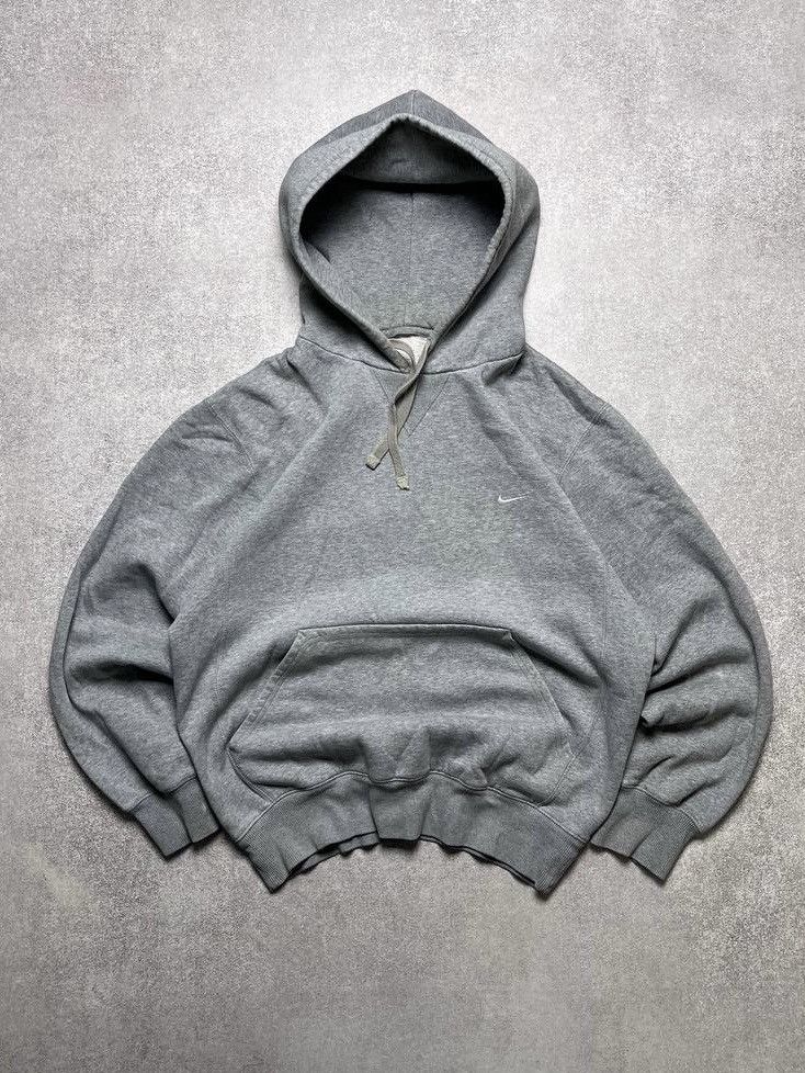 Nike Vintage Nike Swoosh Boxy Hoodie Y2K M Size US M / EU 48-50 / 2 - 1 Thumbnail
