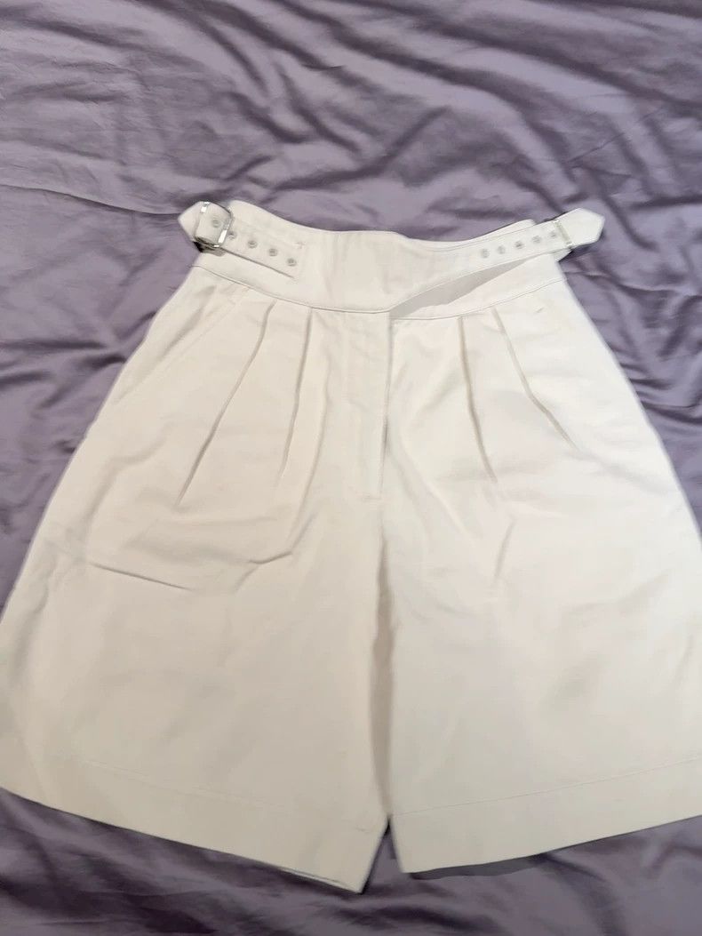 Loro Piana LORO PIANA Linen Beige Shorts Size 25" / US 0 / IT 36 - 2 Thumbnail