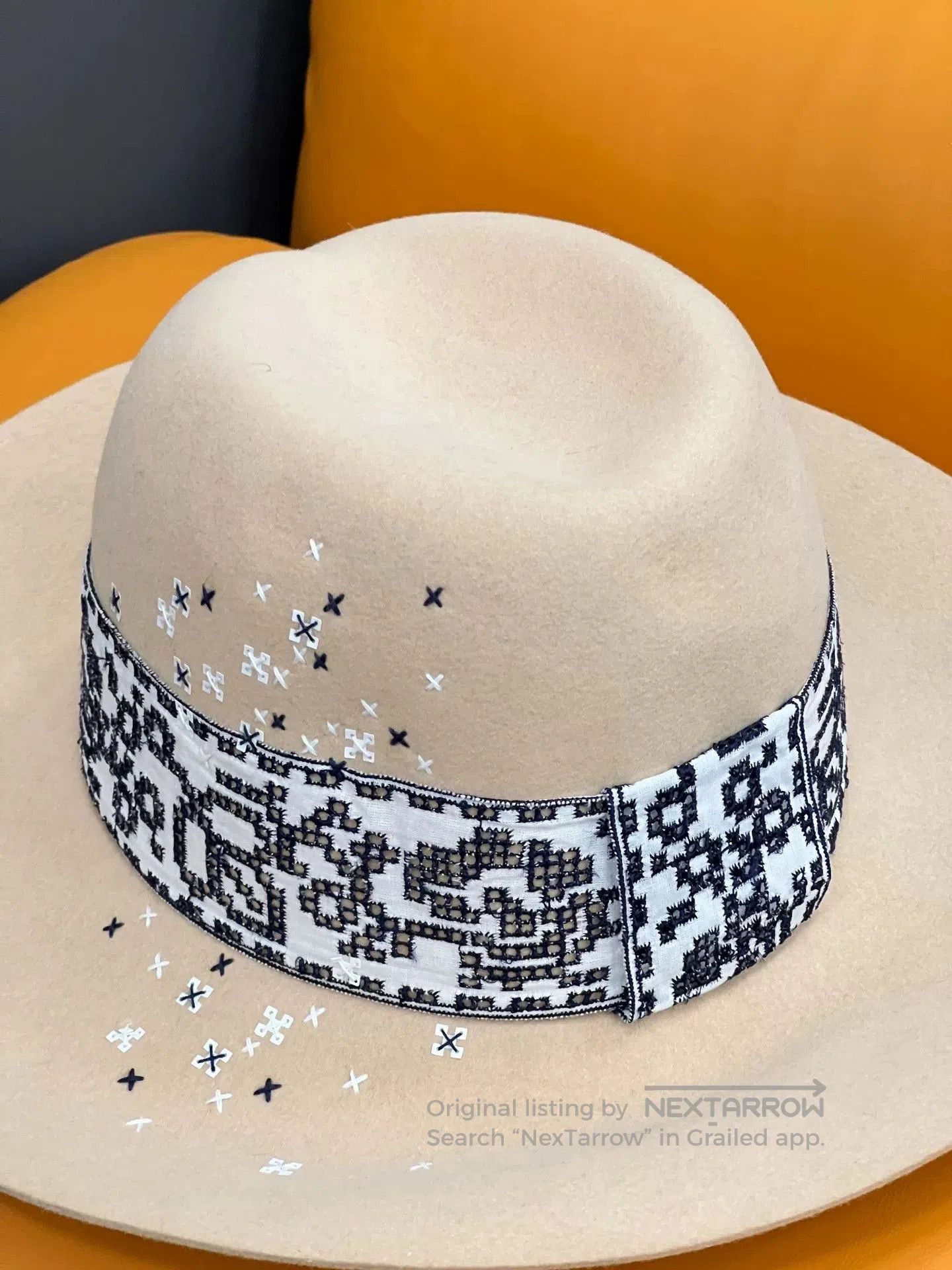 Maison Michel Maison Michel Beige Hat for Women. Size ONE SIZE - 6 Thumbnail