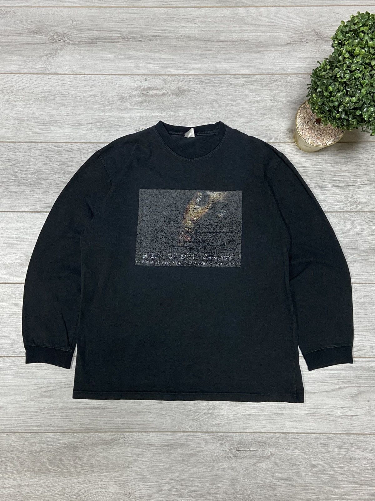 Wu-Tang Clan 🔥VINTAGE RIP OL DIRTY BASTARDS RAP CRAZY FADED BROWN LONG 🔥 Size US XL / EU 56 / 4 - 1 Thumbnail