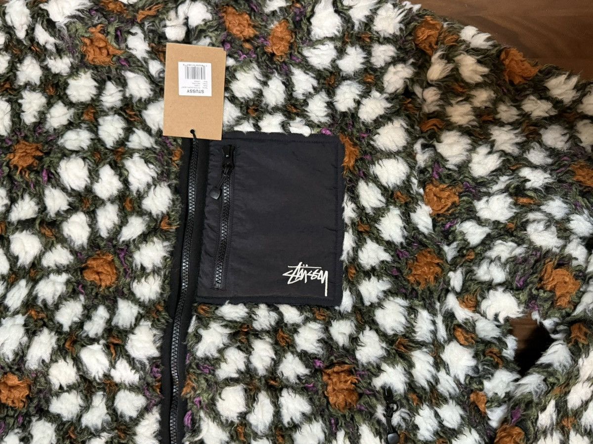 Stussy Stussy Pattern Sherpa Jacket Men’s Size Large Natural new Size US L / EU 52-54 / 3 - 2 Thumbnail