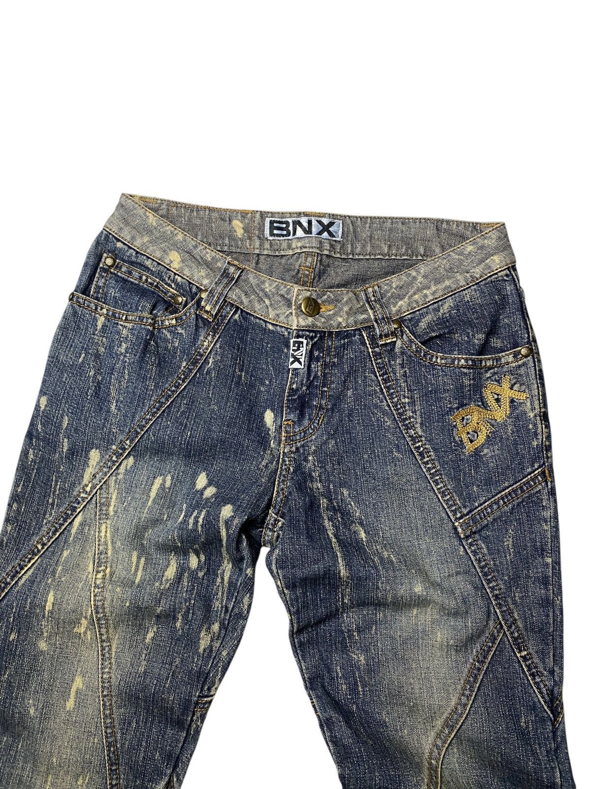 Hysteric Glamour 2000's BNX Spiral Distressed Flared Jeans Size US 26 / EU 42 - 4 Thumbnail