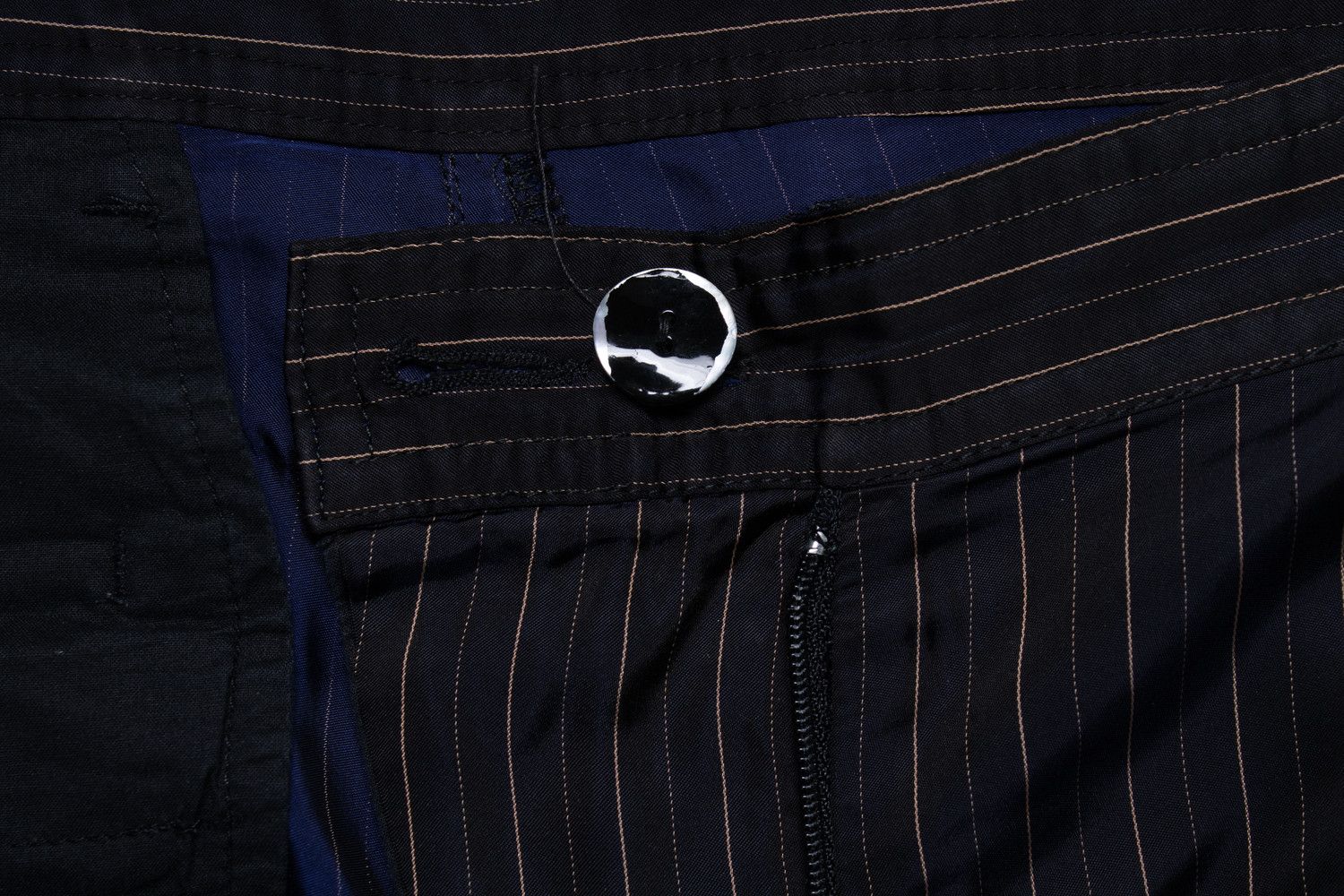Dries Van Noten Dries van noten, striped wide leg shiny pantalon Size 28" / US 6 / IT 42 - 5 Thumbnail