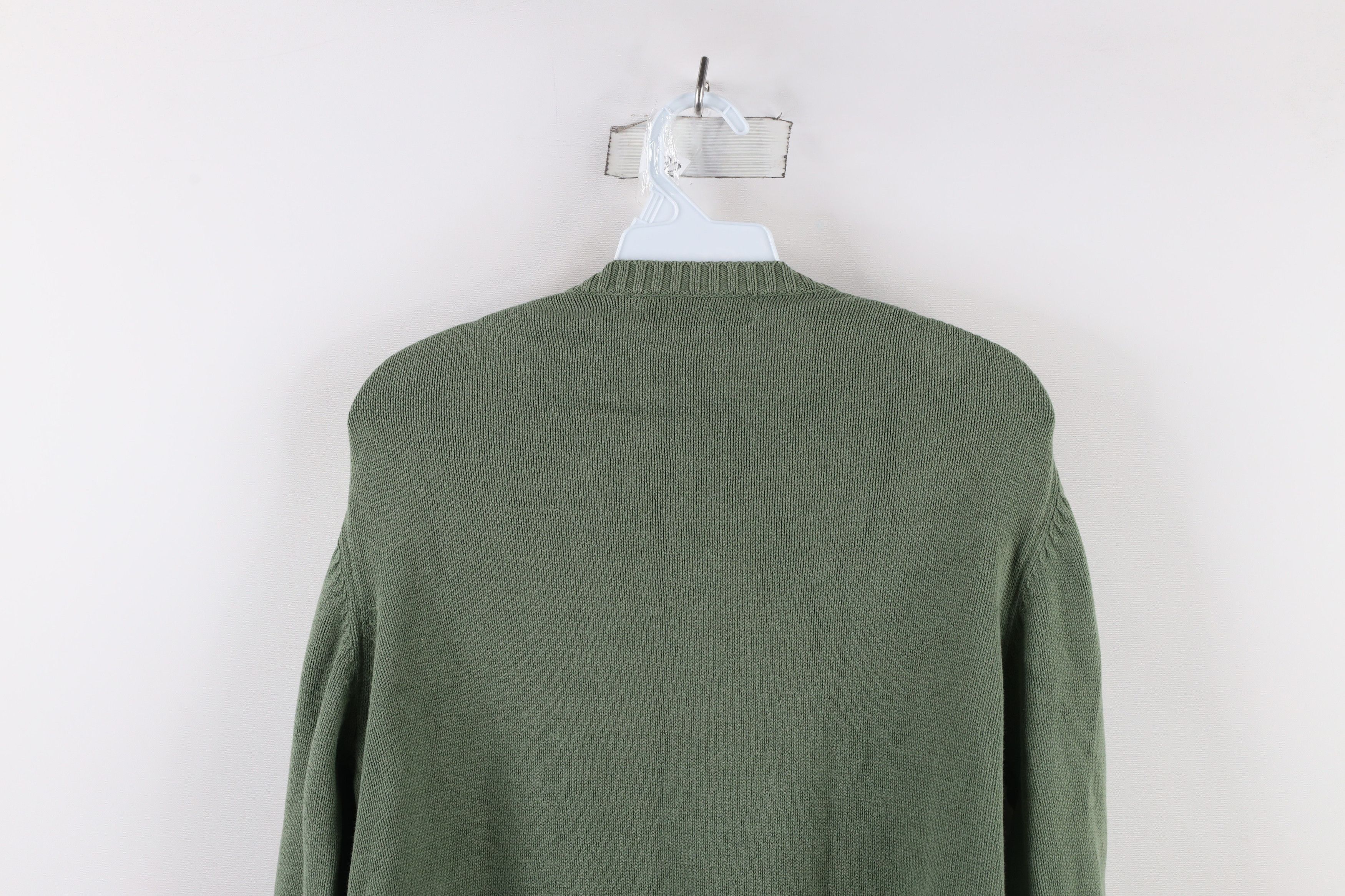 Brooks Brothers × Vintage Vintage 80s 90s Brooks Brothers Blank Cotton Knit Sweater Size US S / EU 44-46 / 1 - 8 Thumbnail