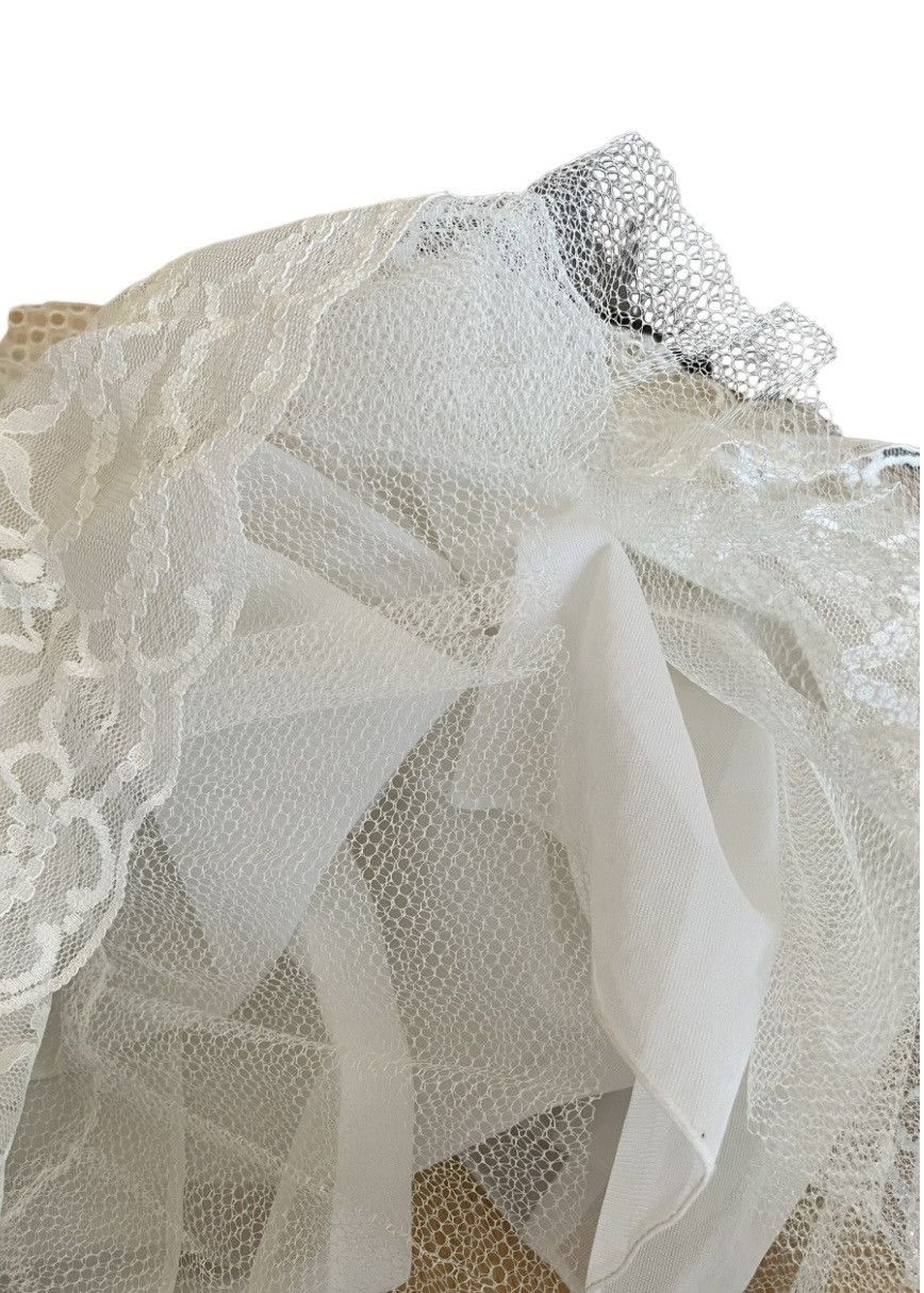 Vintage Romantic underskirt Triple layers, Lace Tulle skirt tutu Size 27" / US 4 / IT 40 - 7 Thumbnail