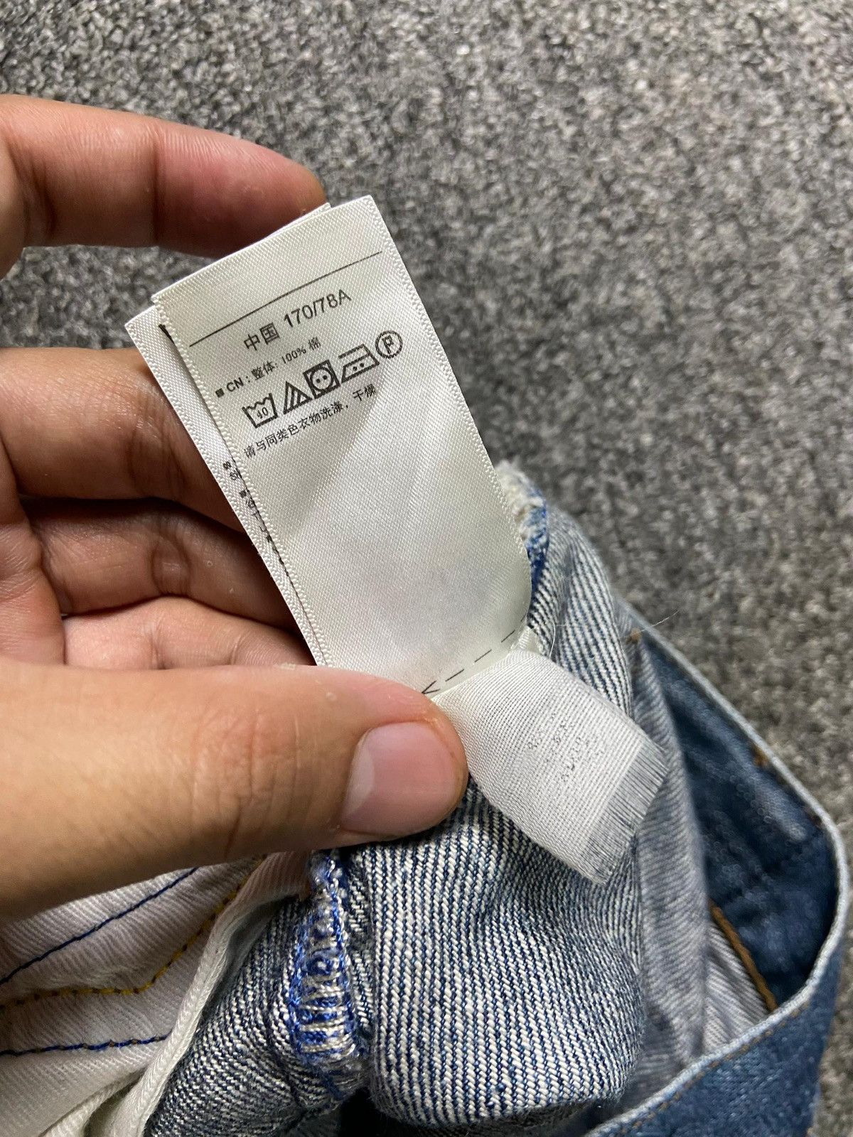 Gap × Japanese Brand × Vintage GAP 1969 Straight Cut Denim Jeans (132) Size US 33 - 4 Thumbnail