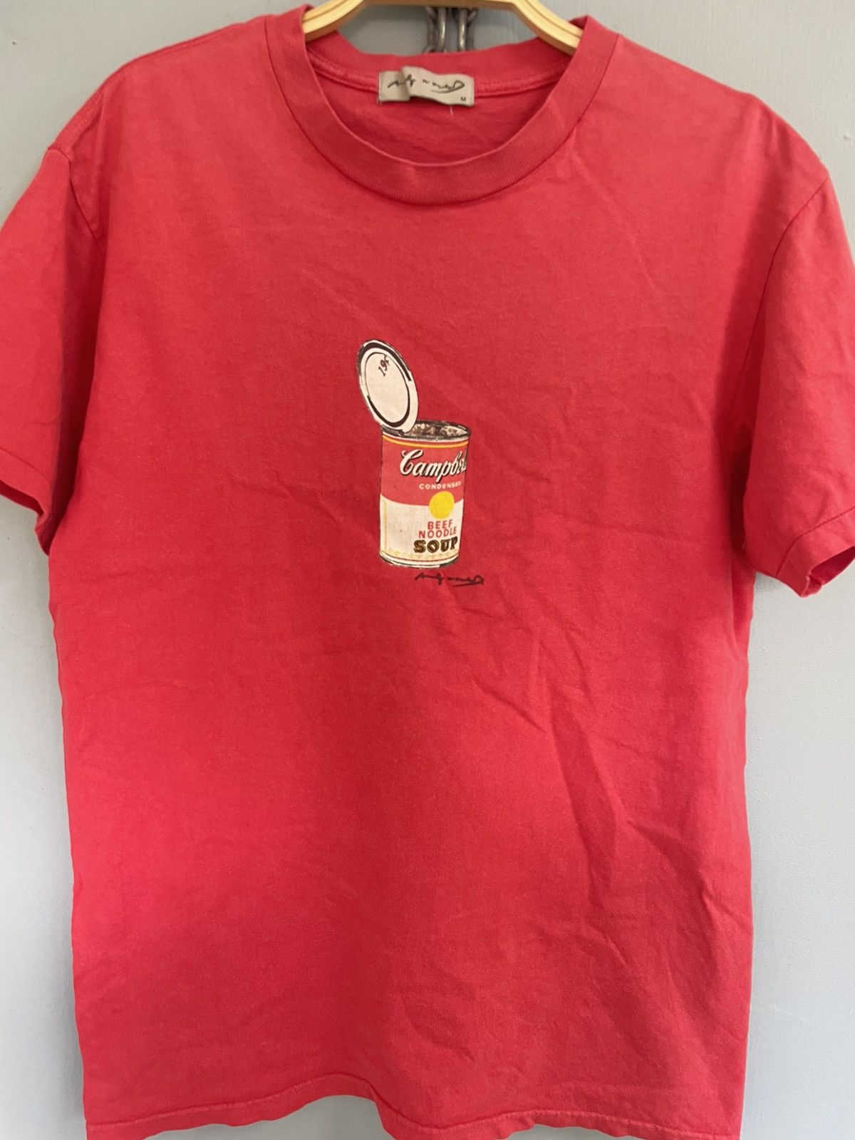 Andy Warhol Vintage 90s Andy Warhol Campbell soup art t shirt Size US M / EU 48-50 / 2 - 3 Thumbnail