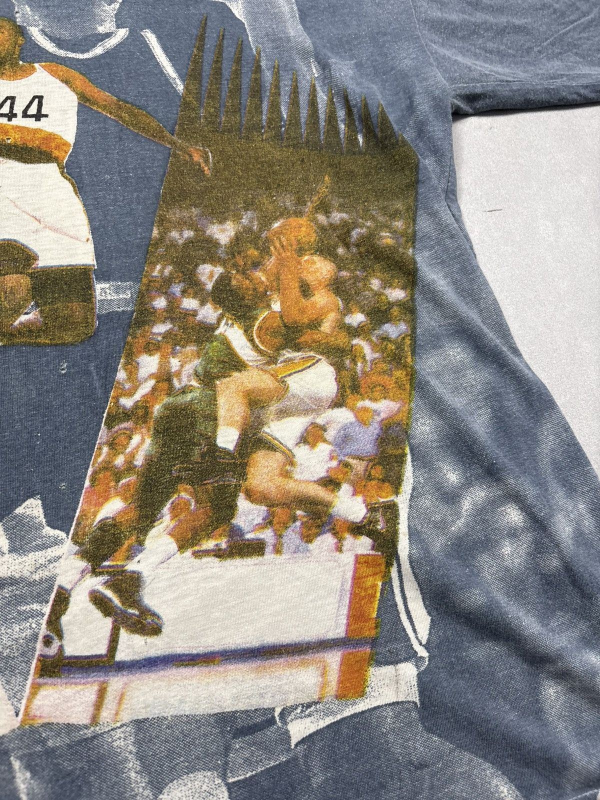 Vintage Vintage 90s All Over Print Basketball Rap T Shirt AOP Y2K XL Size US XL / EU 56 / 4 - 15 Thumbnail