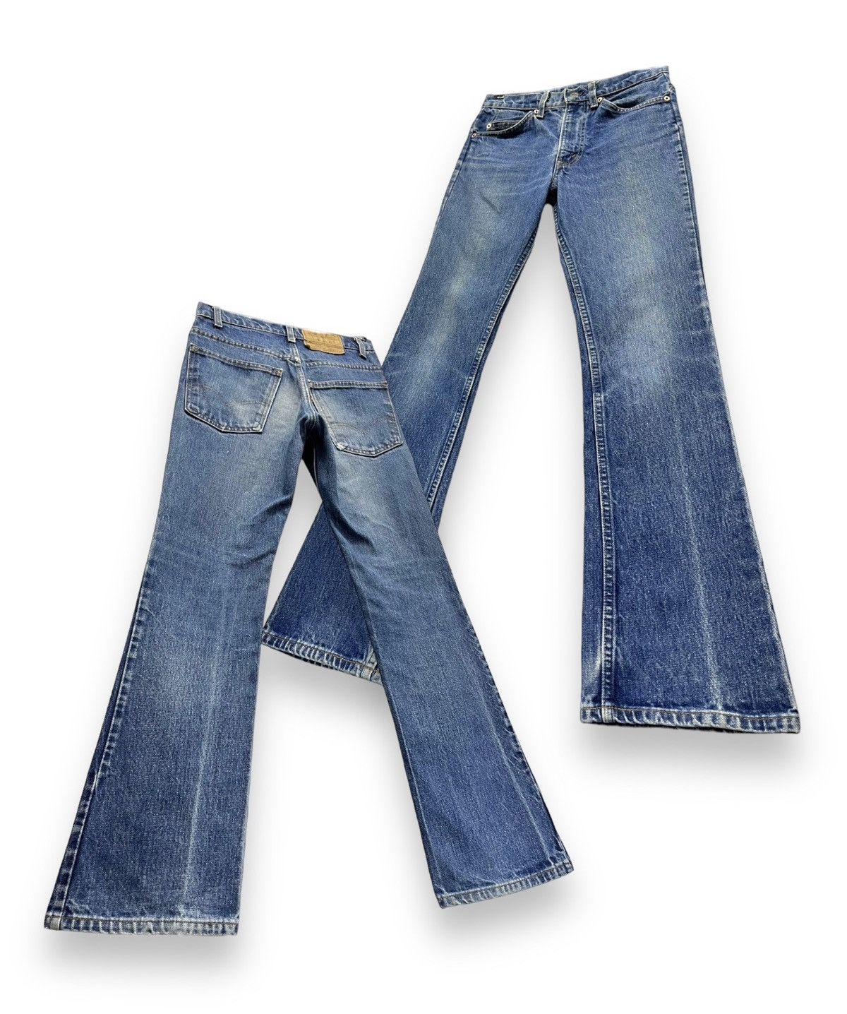 Levi's Vintage Levi’s Orange Tab Distressed Denim Flare Made in USA Size US 27 - 1 Thumbnail