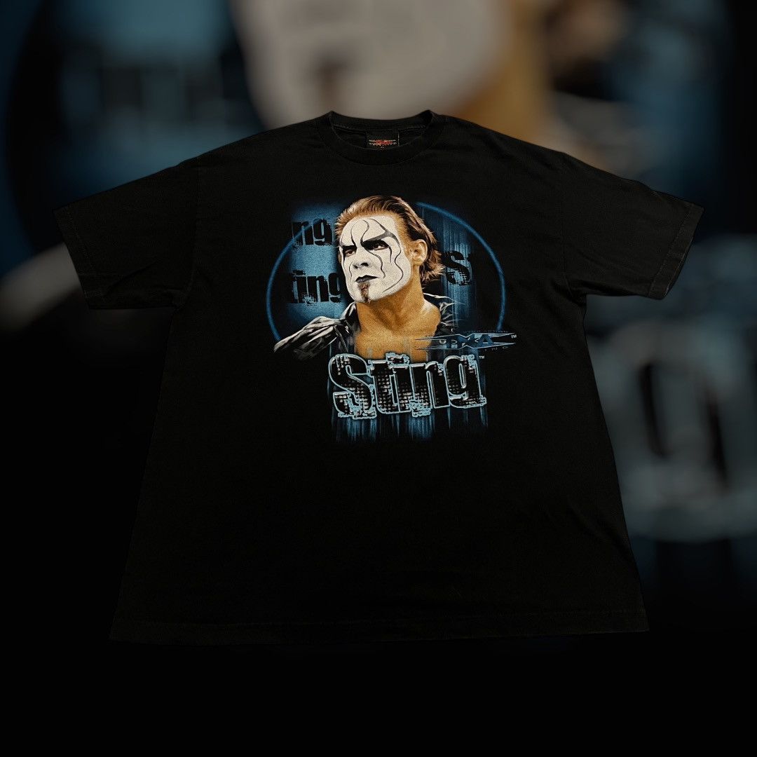Vintage Sting wrestling shirt Size US XL / EU 56 / 4 - 1 Thumbnail