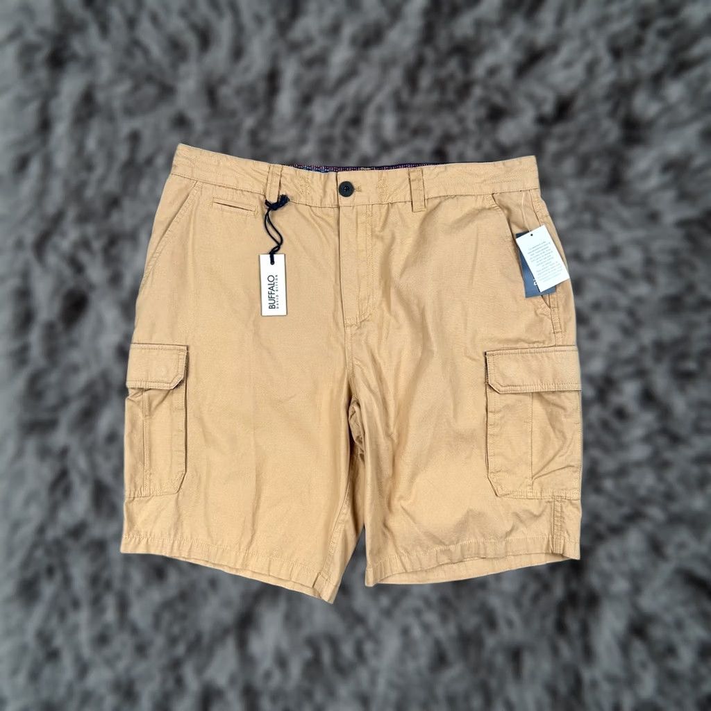 Buffalo David Bitton Buffalo David Bitton Cargo Shorts Tan 36 Men's Cargo Shorts Tan Buffalo David Bitton Mens 36 Regular Cotton 100% NWT Size US 36 / EU 52 - 1 Thumbnail