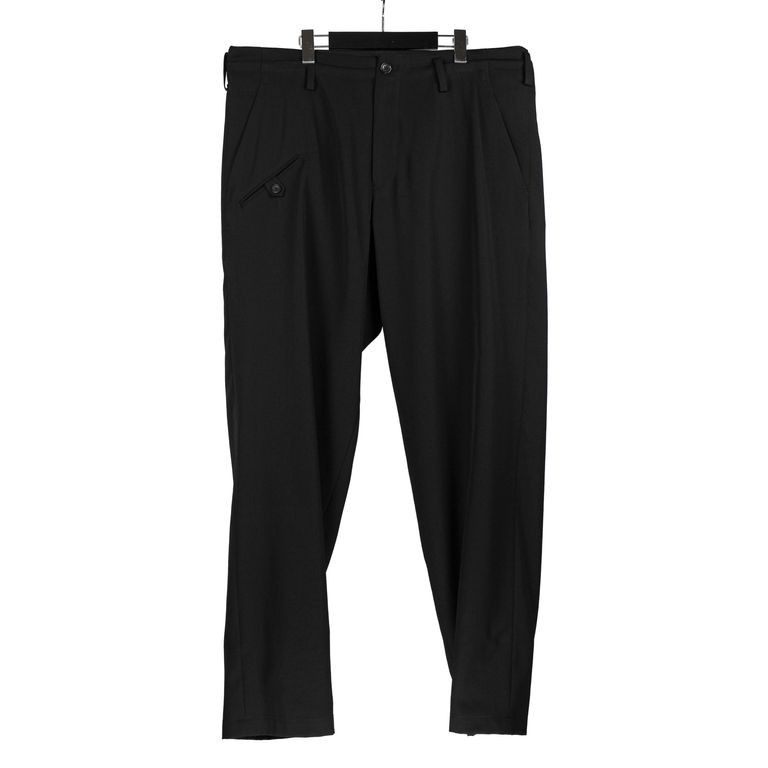 Yohji Yamamoto Yohji Yamamoto Pour Homme - WOOL GABARDINE COIN POCKET PANTS Size US 30 / EU 46 - 1 Thumbnail