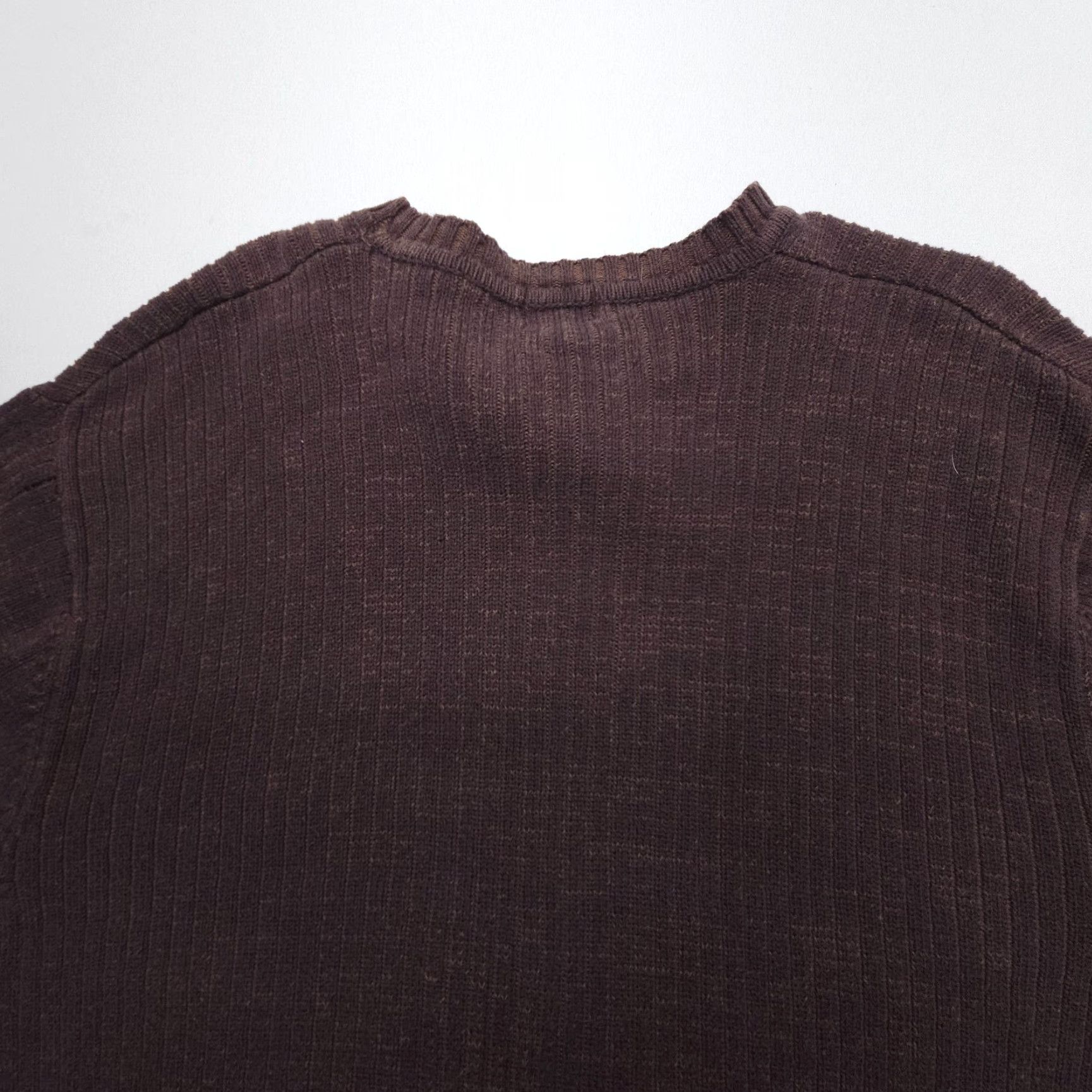 Mossimo VINTAGE Mossimo Pullover Sweatshirt Mens Large Brown 100% Cotton 90s Style Knit Crew Neck Slim Fit Hoodie? Size US L / EU 52-54 / 3 - 7 Thumbnail