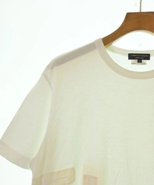 Comme des Garcons Homme Plus T-Shirts Short Sleeve Cotton Crewneck Patch Design White Size US M / EU 48-50 / 2 - 4 Thumbnail