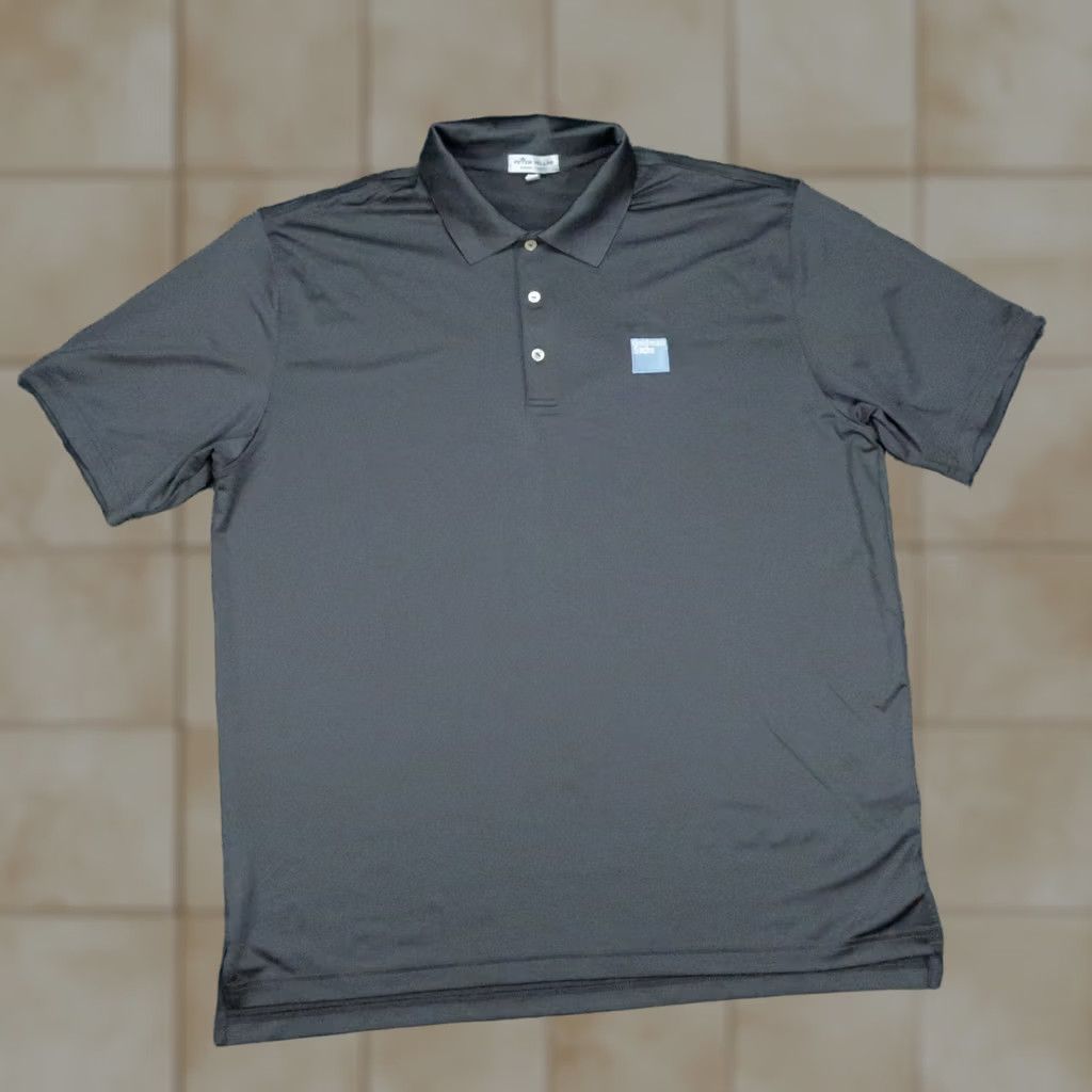 Peter Millar Peter Millar Polo Shirt Mens XL Gray Short Sleeve Summer Comfort Golf Activewear Goldman Sachs Size US XL / EU 56 / 4 - 1 Thumbnail