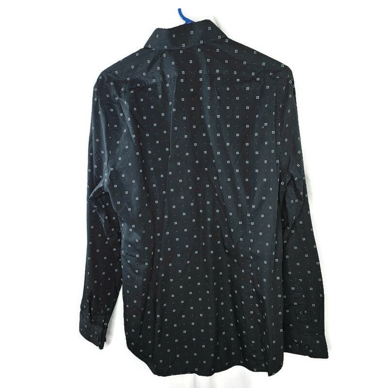 Express Express Black White Slim Button-up Shirt Large 16-16 1/2 Size US L / EU 52-54 / 3 - 6 Thumbnail