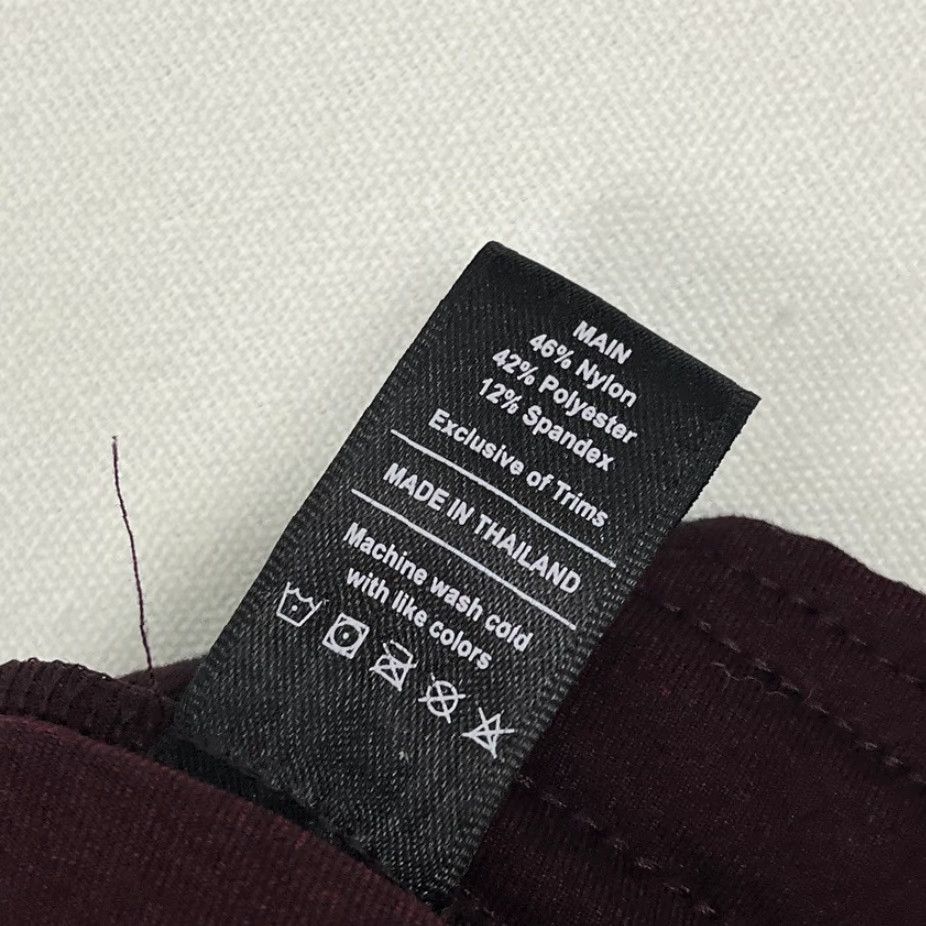 Vintage Public Rec Pants Mens 40x28 Straight Maroon Burgundy Athleisure Stretch Elastic 5-Pocket Design Regular Size 40 Iron Size US 40 / EU 56 - 7 Thumbnail