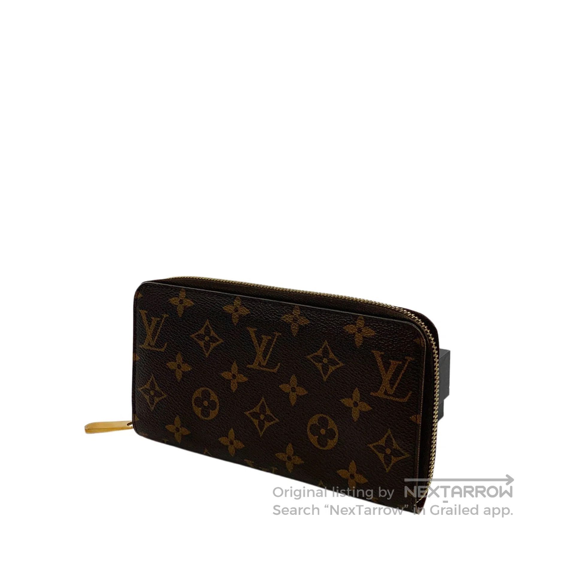 Louis Vuitton Louis Vuitton Dark Brown Logo Monogram Full Print Wallet| Size ONE SIZE - 2 Thumbnail