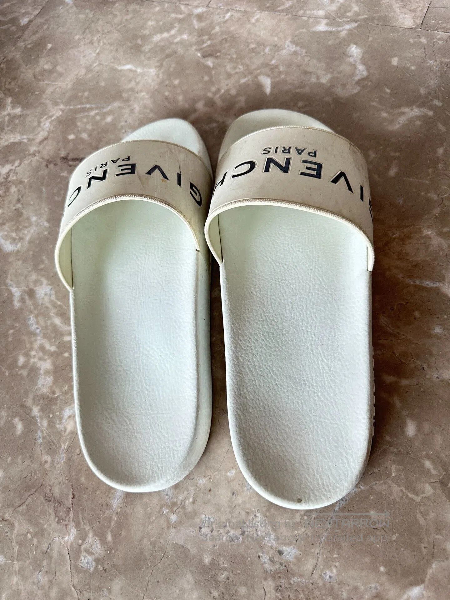 Givenchy givenchy logo slide sandals for sale. Size US 9 / EU 42 - 2 Thumbnail