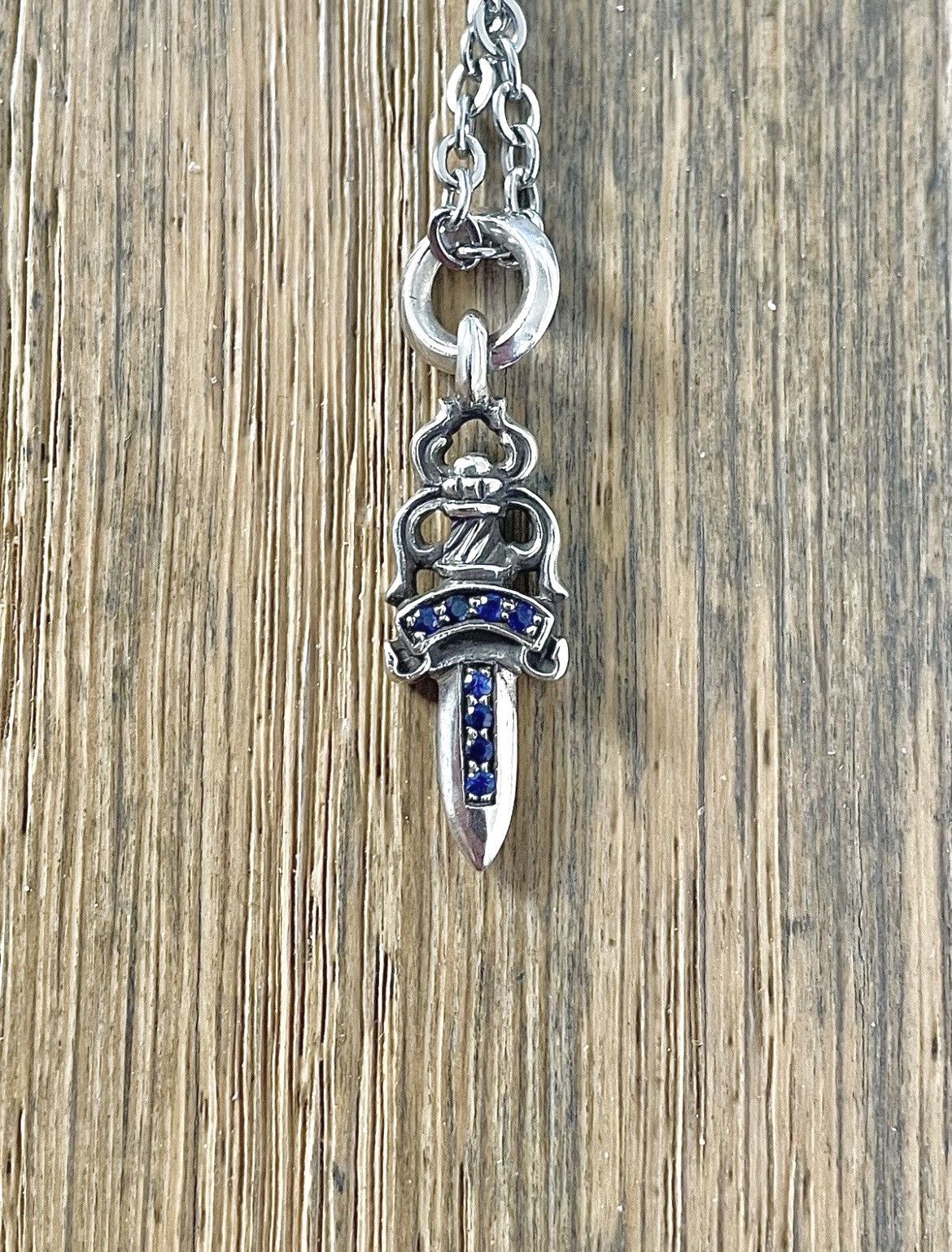 Chrome Hearts Chrome Hearts Sapphire Dagger Pendant Size ONE SIZE - 1 Thumbnail