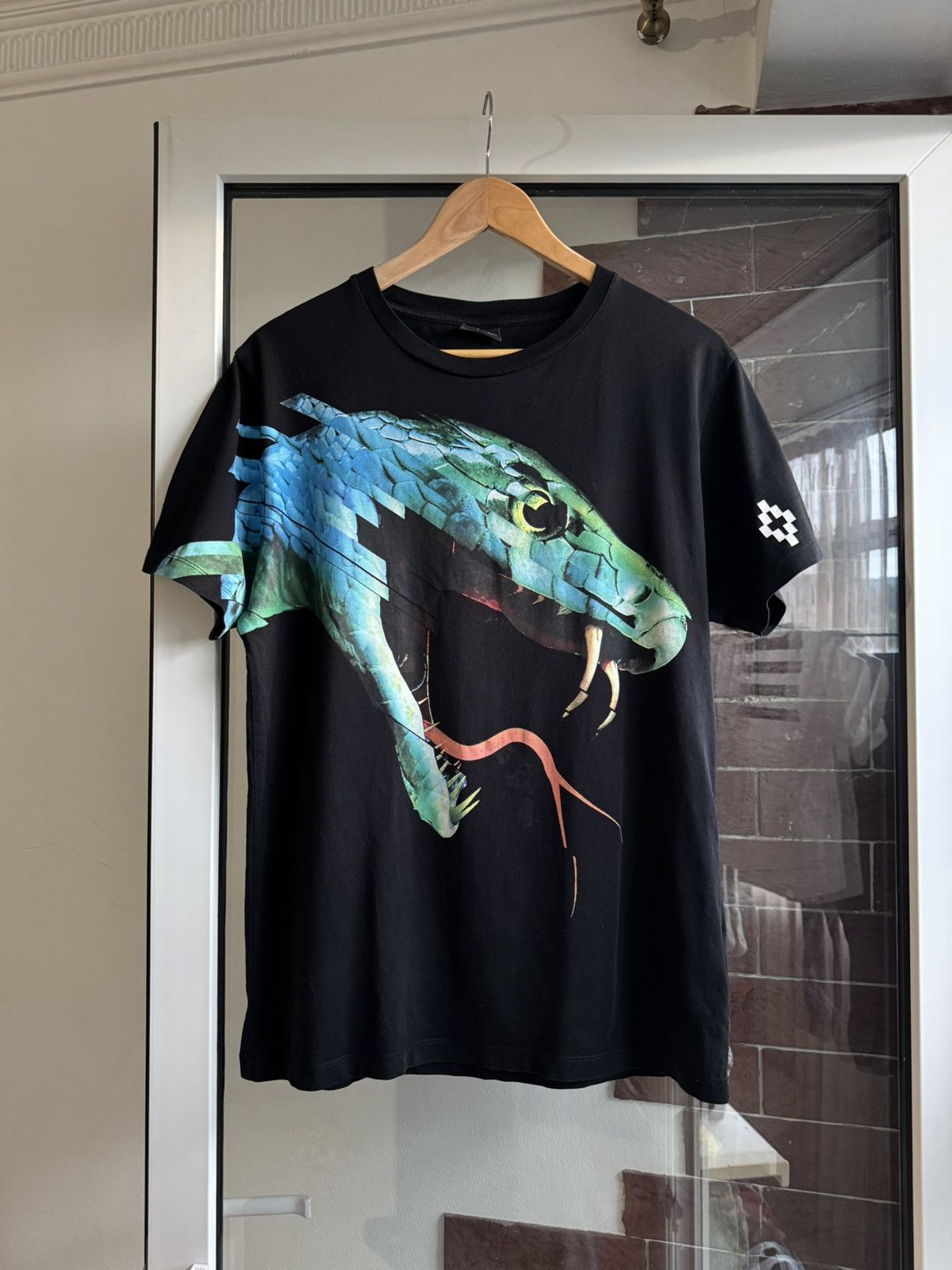 Marcelo Burlon Rare Marcelo Burlon Snake Logo shirt Size US M / EU 48-50 / 2 - 2 Thumbnail