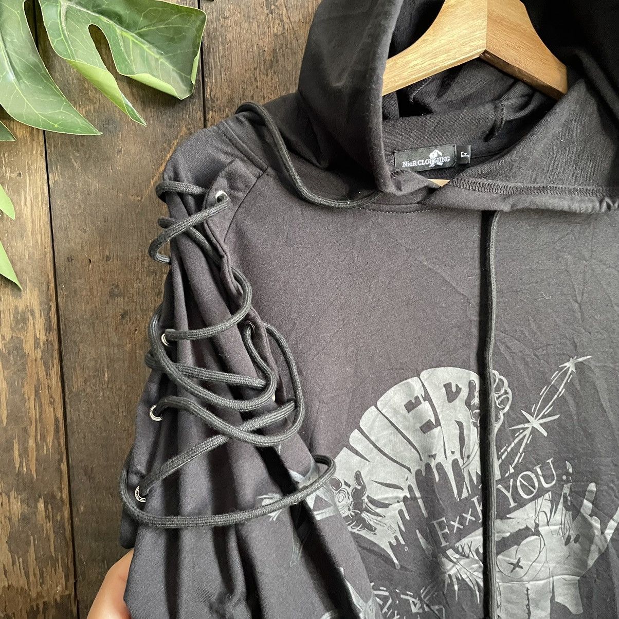 Beauty Beast Vintage NieR Punk Gothic ifsixwasnine LGB Style Hoodie Size US L / EU 52-54 / 3 - 5 Thumbnail